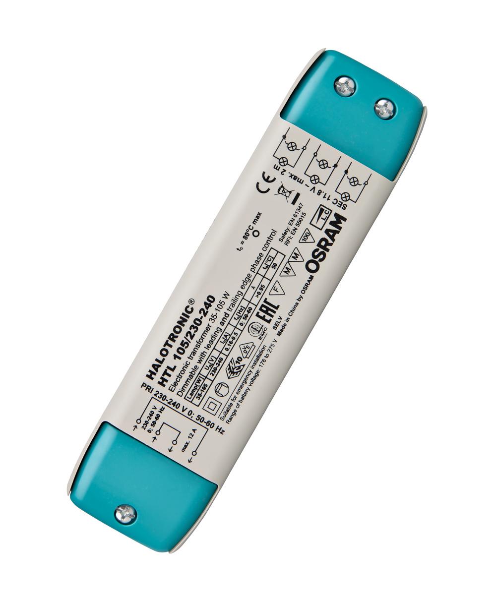 OSRAM HALOTRONIC halogeentrafo Grijs 17x44cm - 105W - IP20