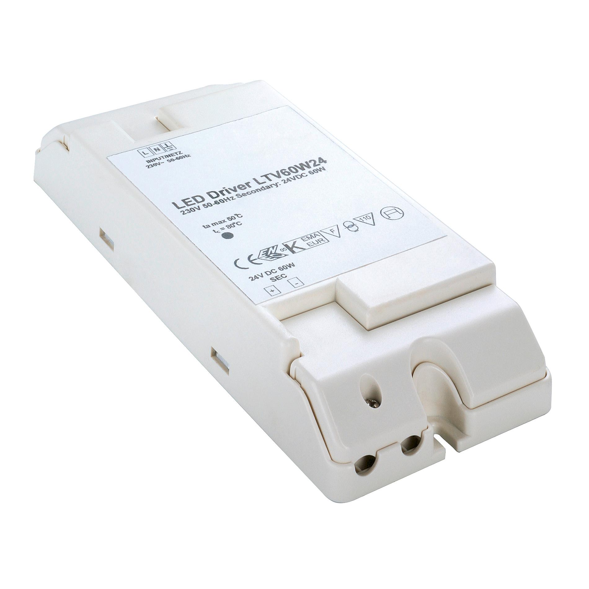 SLV LED Power supply 18x78cm - 60W - 24V - IP20