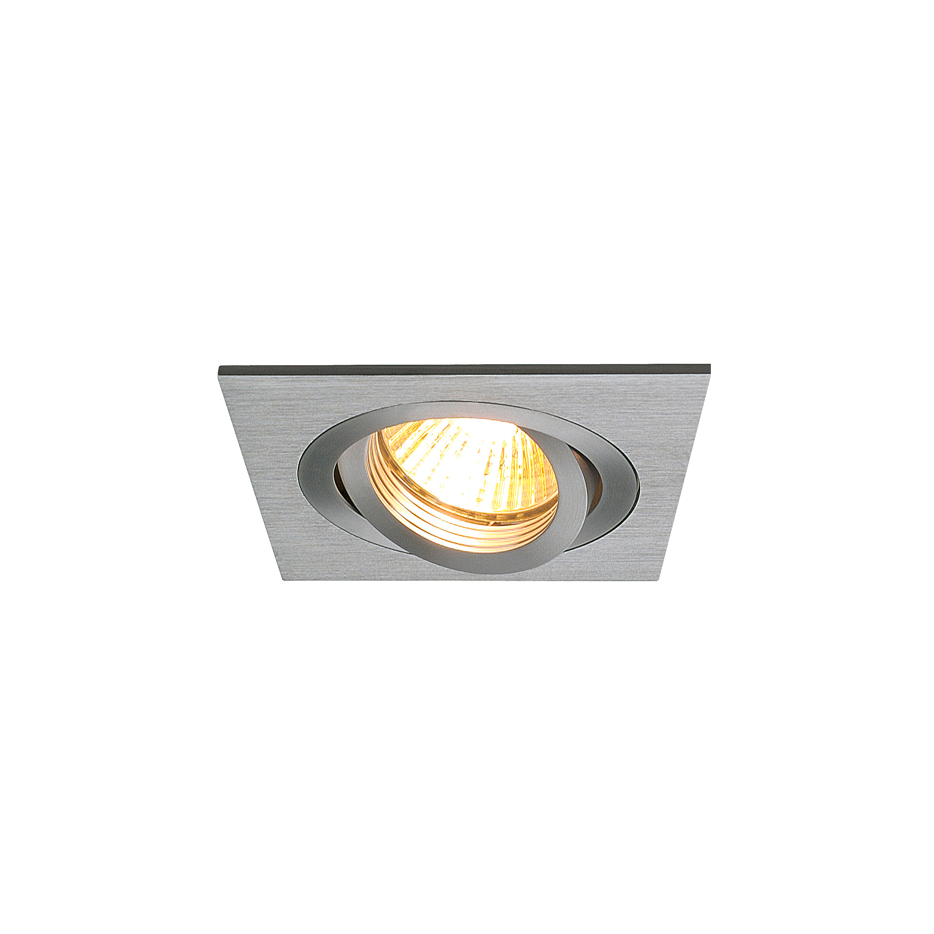 SLV SLV new tria 78 I CS QPAR51 DL alu squa GU10 inbouwspot - 90x90cm - IP20