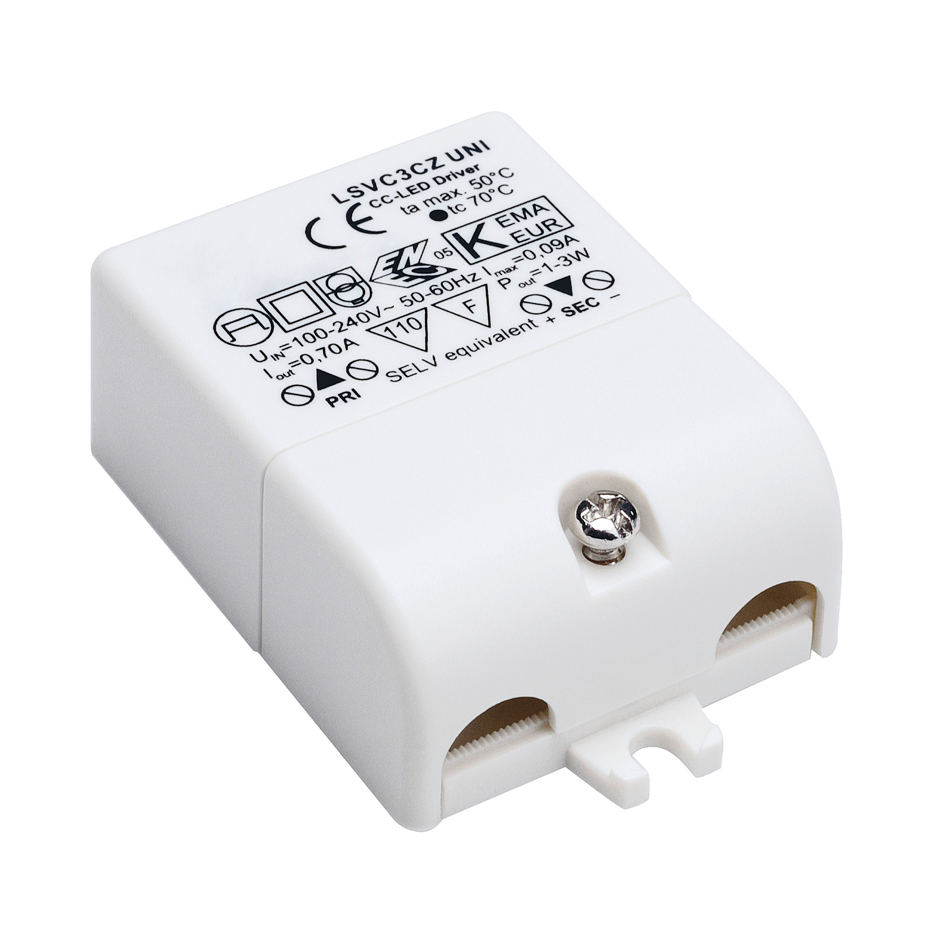SLV SLV LED DRIVER 3W 700mA incl. trekontlasting 55x39cm - IP20