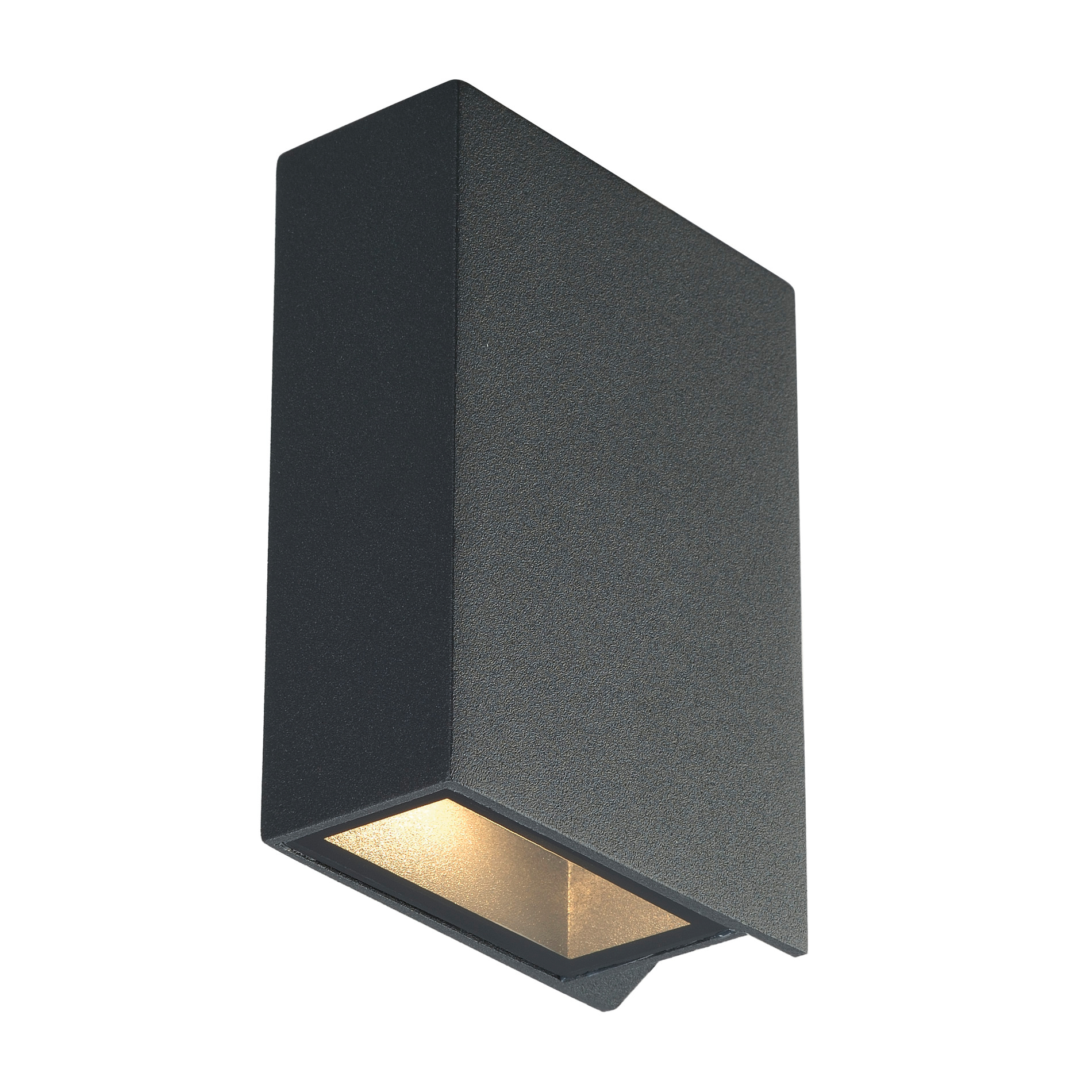 SLV SLV - quad - UP/DOWN WL anthracite 3000K IP - 2 ANTR 2XLED 3K - waterdicht portiek armatuur