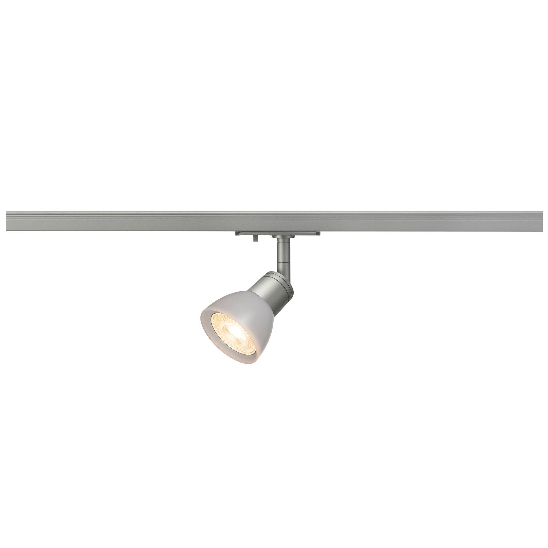 SLV puria 1~ TRACK QPAR51 grey zilvergrijs - 10W - IP20