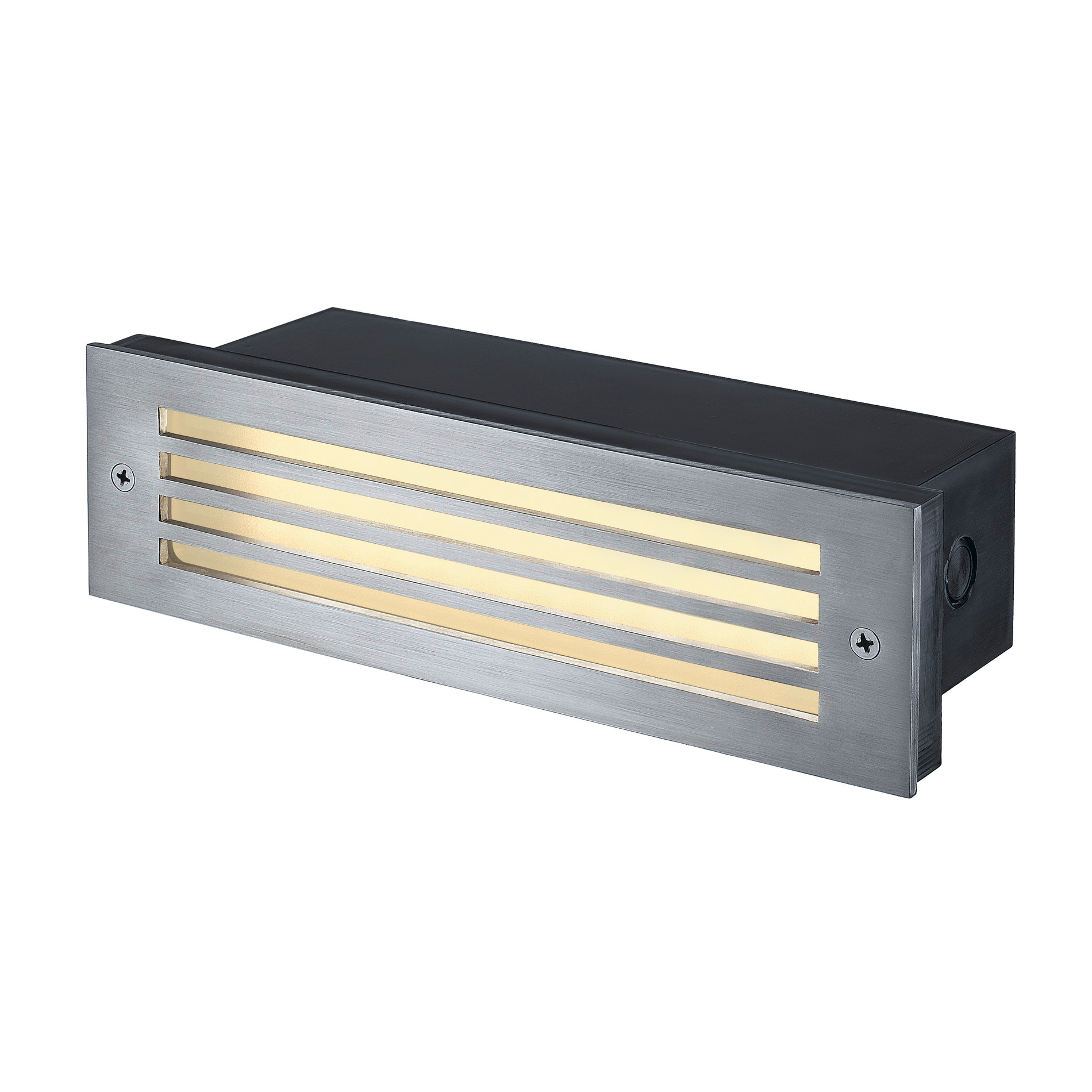 SLV SLV brick MESH WL SST LED staal 3K armatuur 26x77cm - 52lm - 3.3W - 3000K - IP54