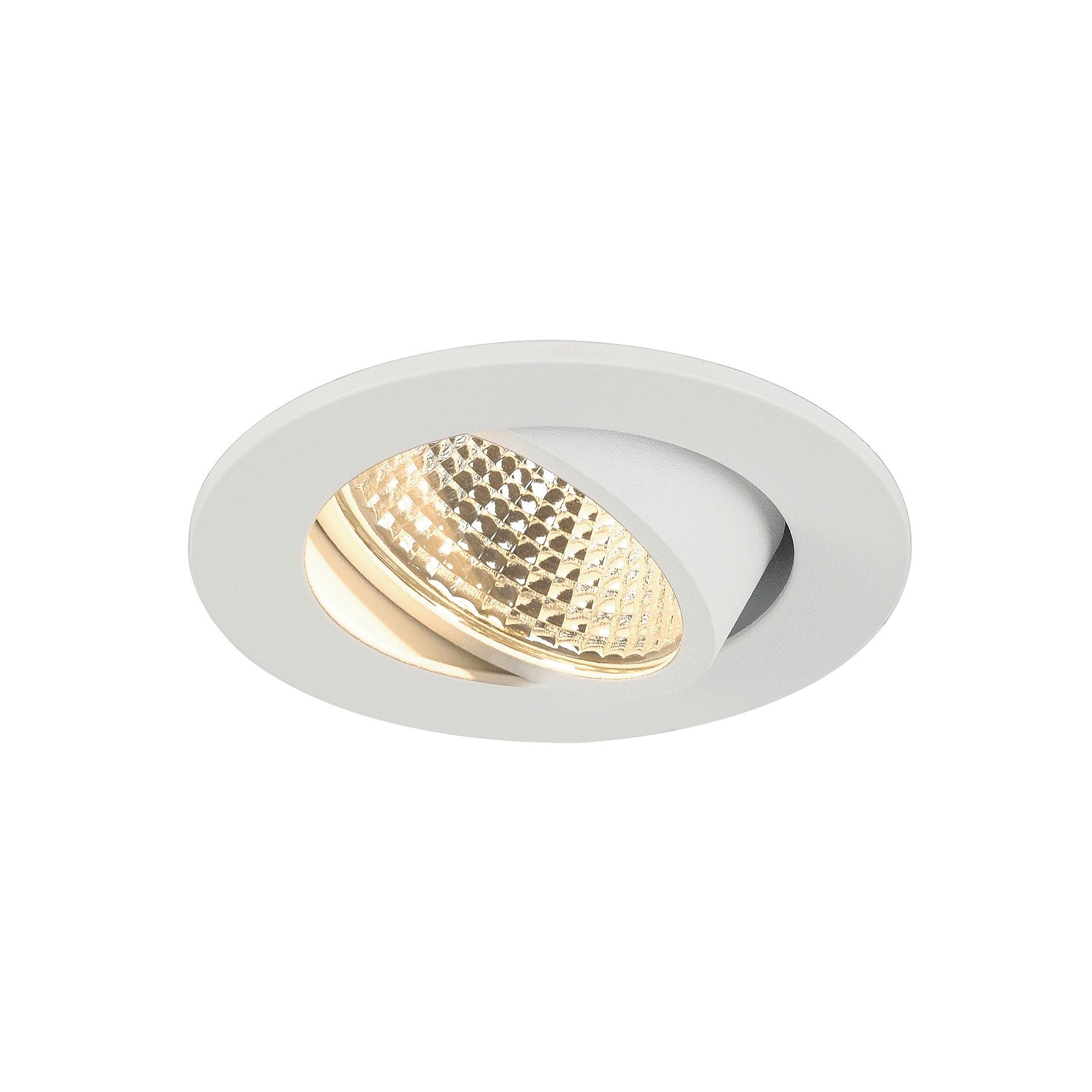 SLV new tria 68 I CS DL white round 300 led spot - 300lm - 5.3W - 3000K - IP20