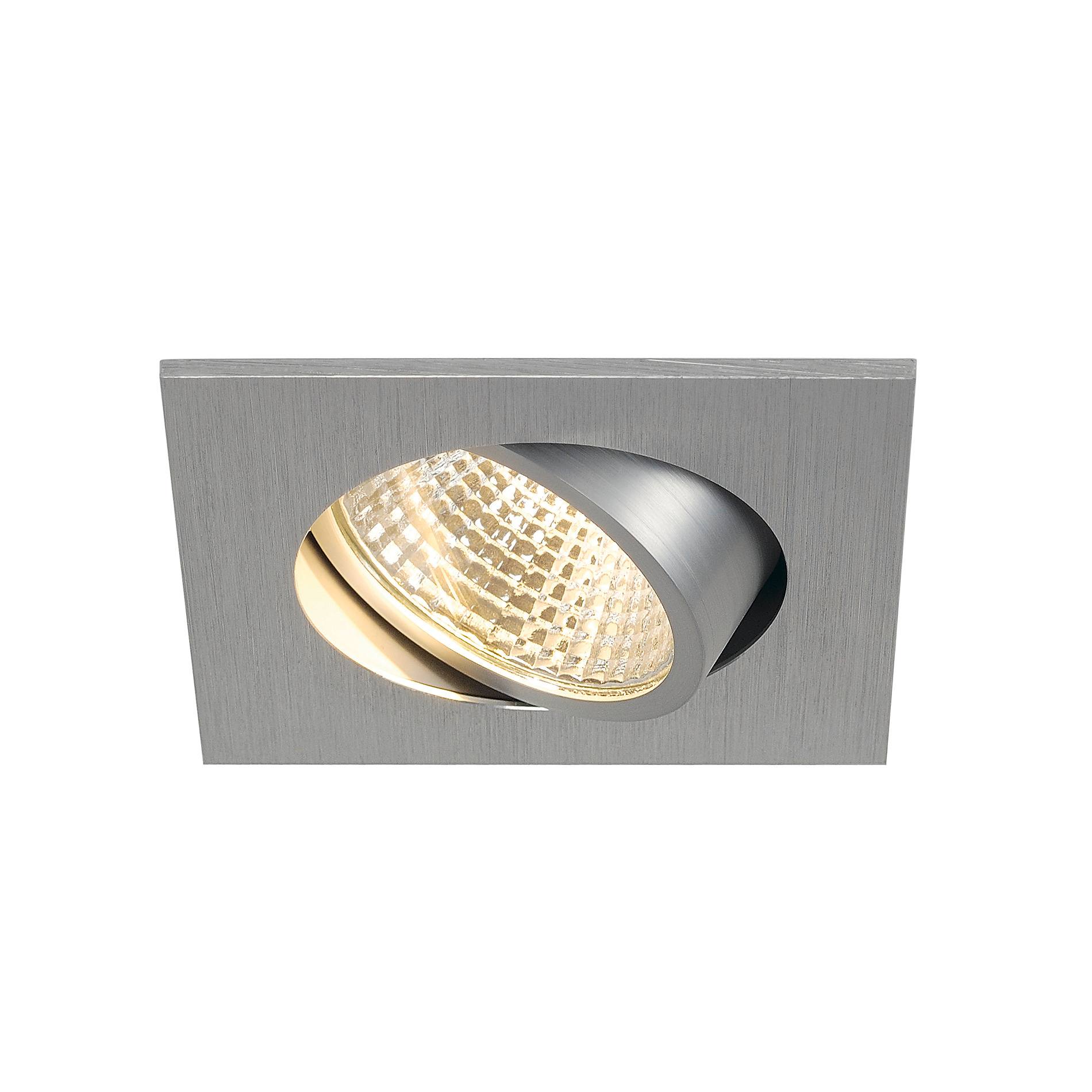 SLV SLV new tria 68 I CS DL alu inbouwspot voor laag plafond - 300lm - 5.3W - 3000K - IP20
