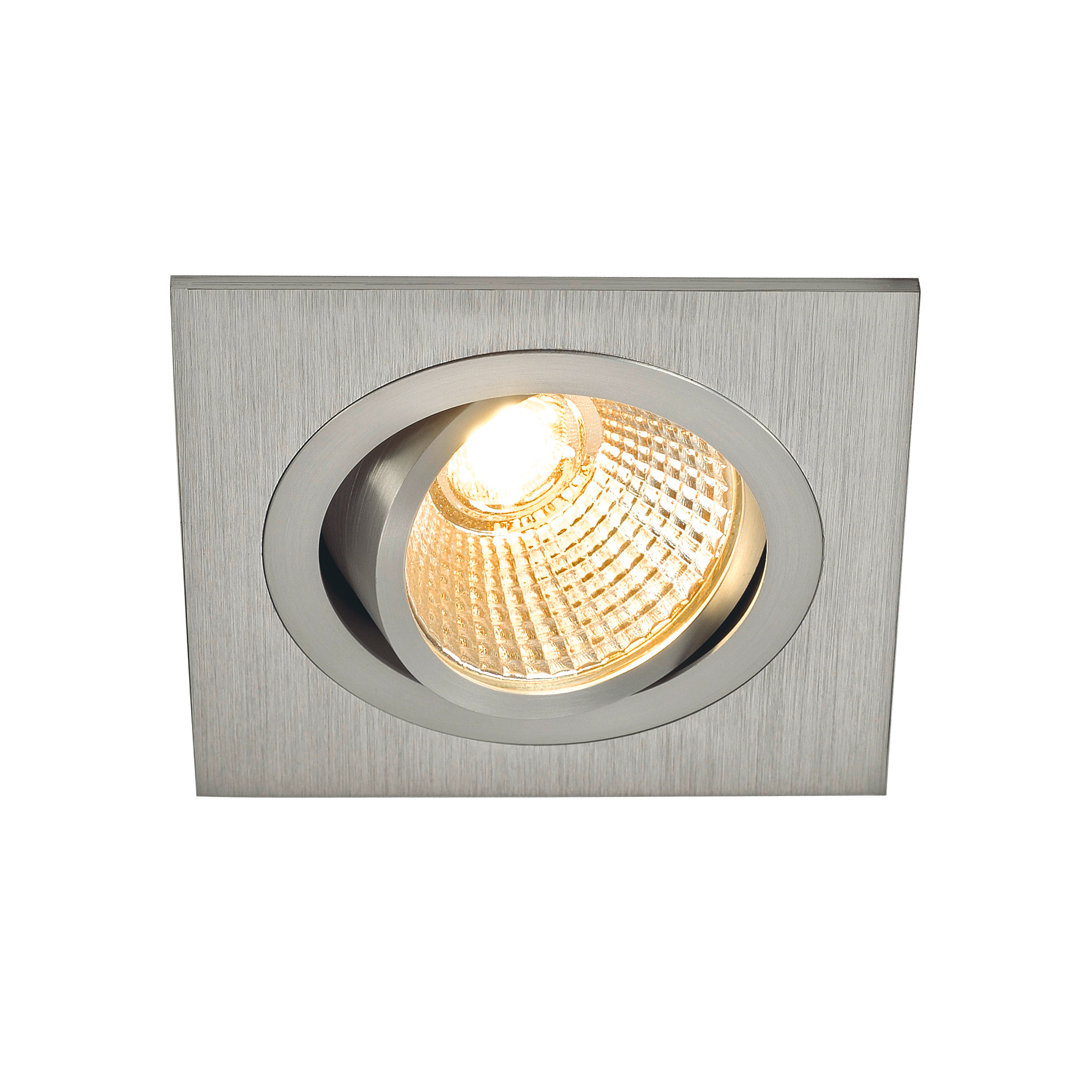 SLV SLV new tria 77 CS DL alu square inbouwspot voor laag plafond 90x90cm - 645lm - 8W - 2700K - IP20