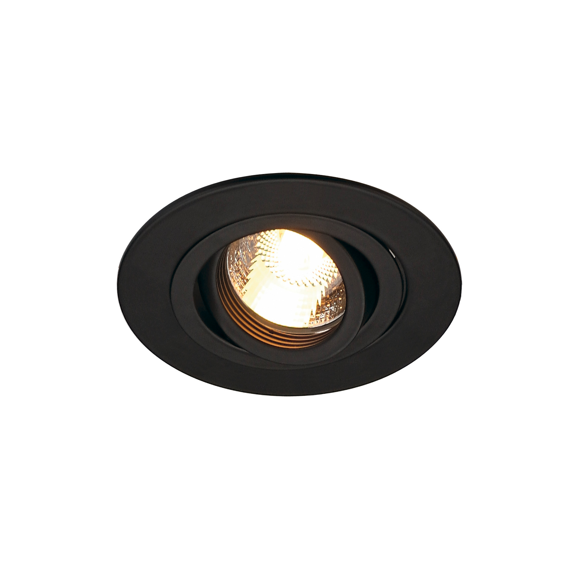 SLV SLV new tria 78 I XL CS QPAR51 DL black GU10 inbouwspot 11x11cm - 50W - IP20