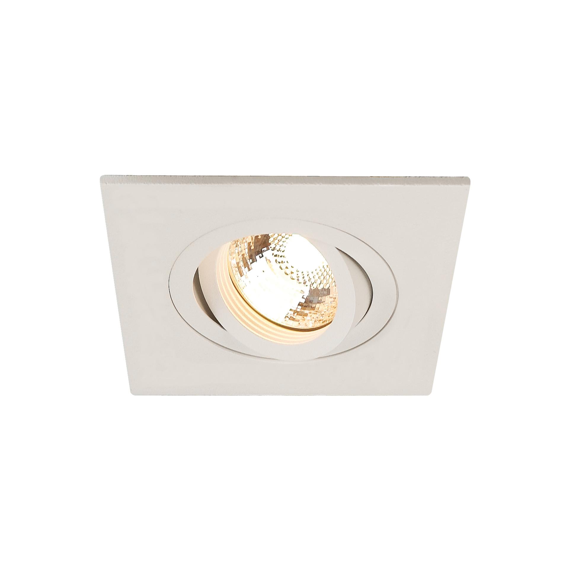SLV new tria 78 I XL CS QPAR51 DL white GU10 inbouwspot 11x11cm - 50W - IP20