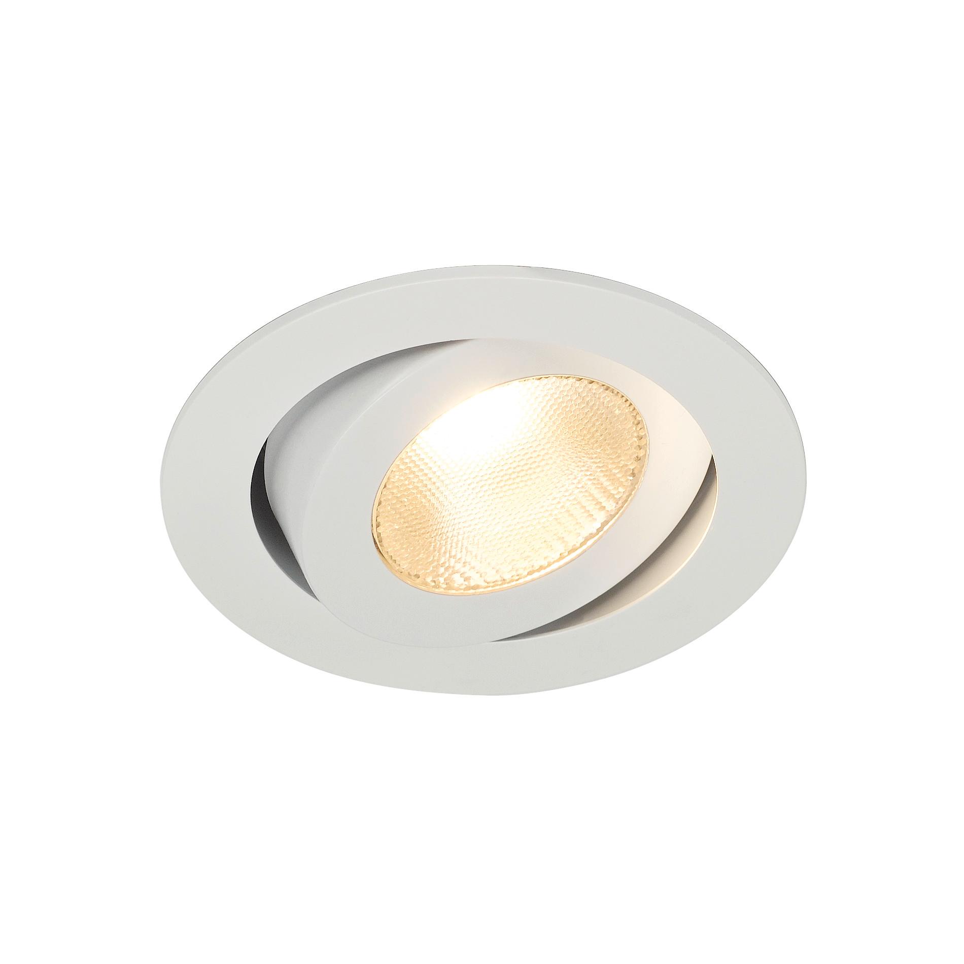 SLV CONTONE Downlight richtbaar rond wit LED - 1000lm - 15W - 3000K - IP20