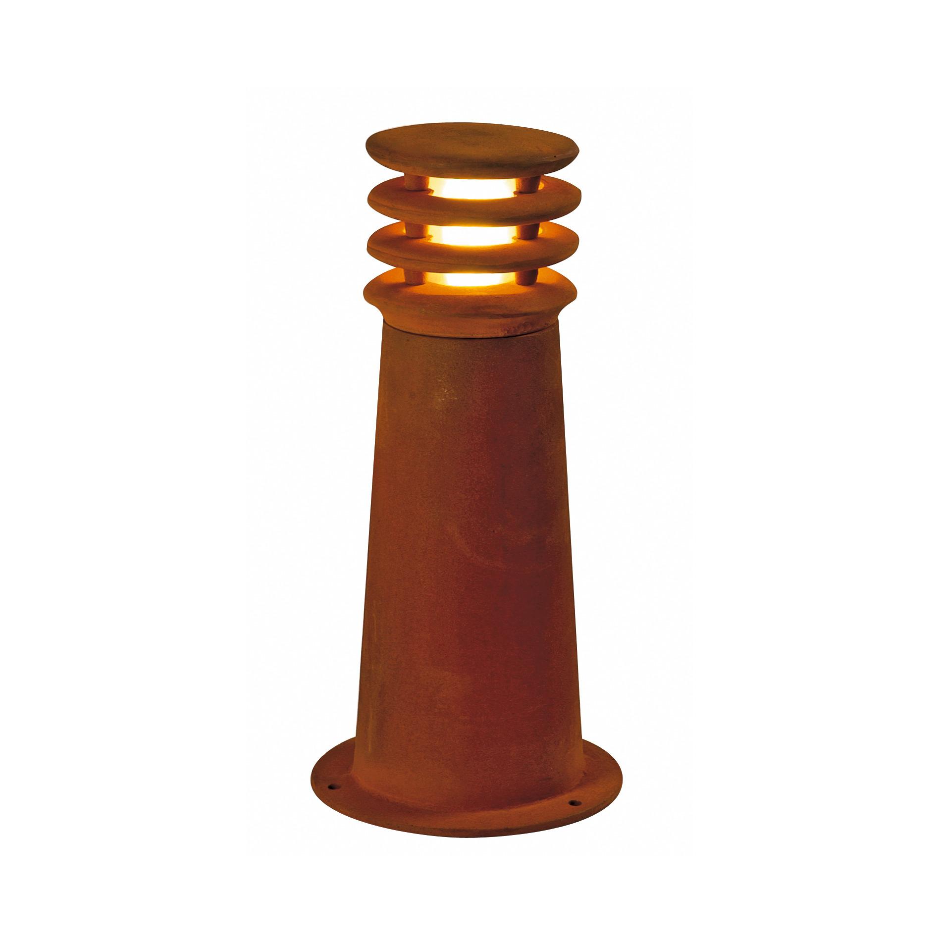 SLV RUSTY ROUND 40 FL rust LED niet uitwisselbaar - 70lm - 9W - 3000K - IP55