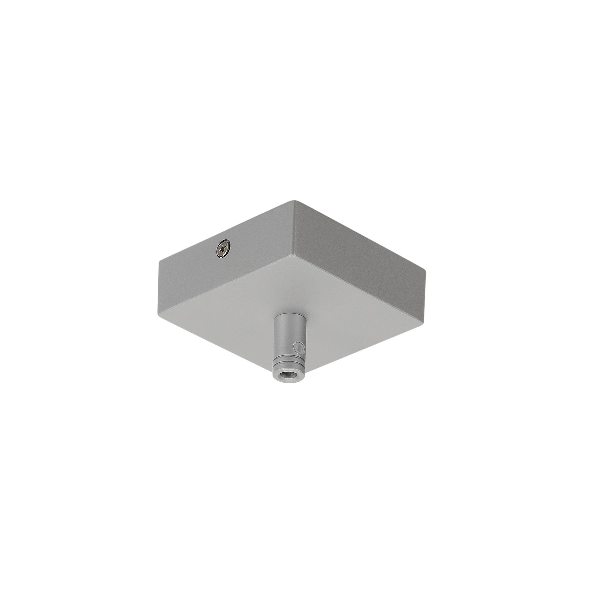 SLV glenos ii ceiling canopy gray plafondrozet zilver - Elektrische Toebeh. Armaturen