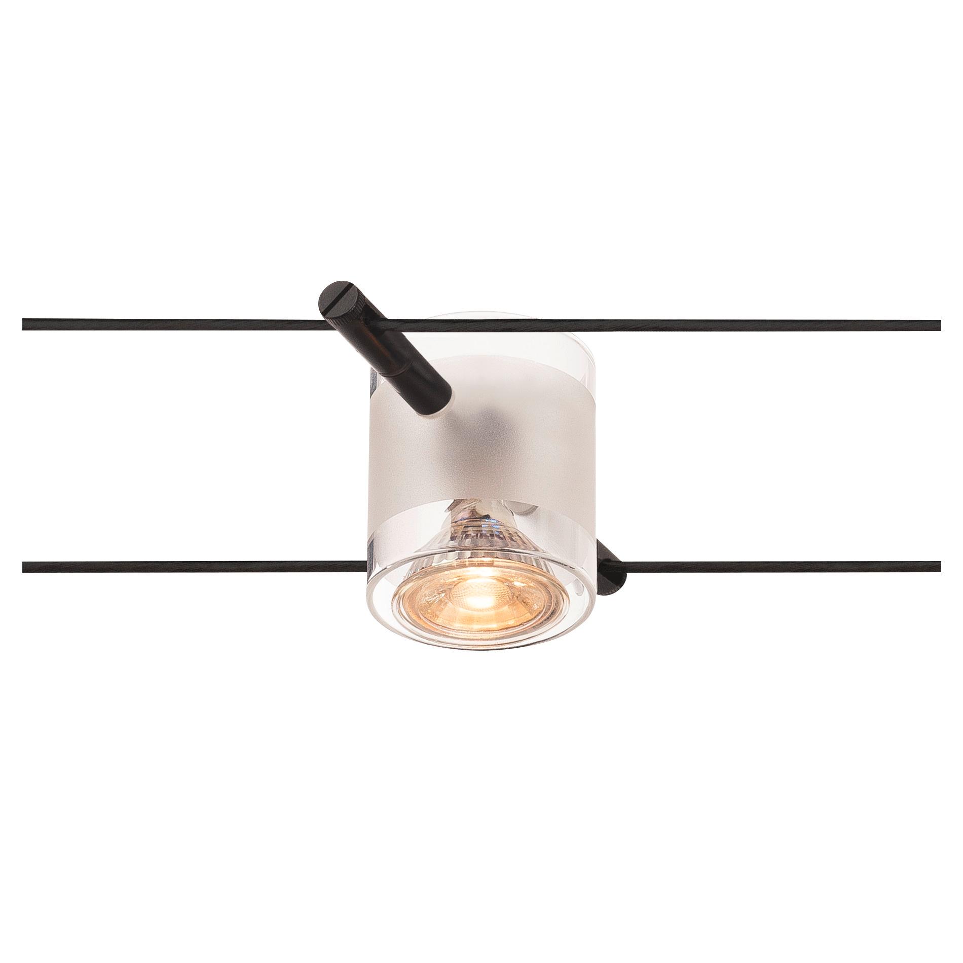 SLV comet TENSEO QR C51 black led niet uitwisselbaar zwart - 50W - IP20 - 19x75cm