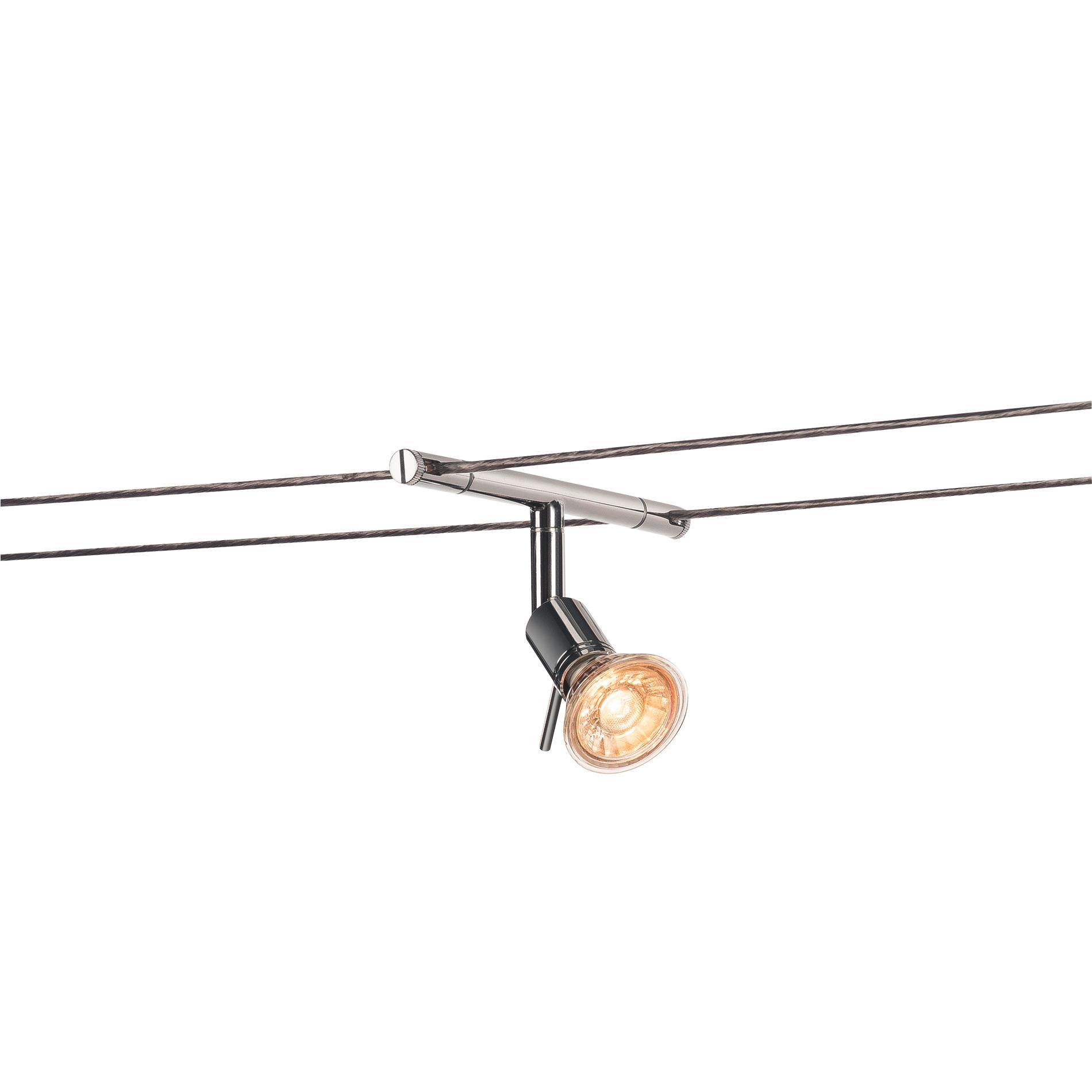 SLV syros TENSEO QR C51 chrome LED niet uitwisselbaar - 50W - IP20 - 19x100cm