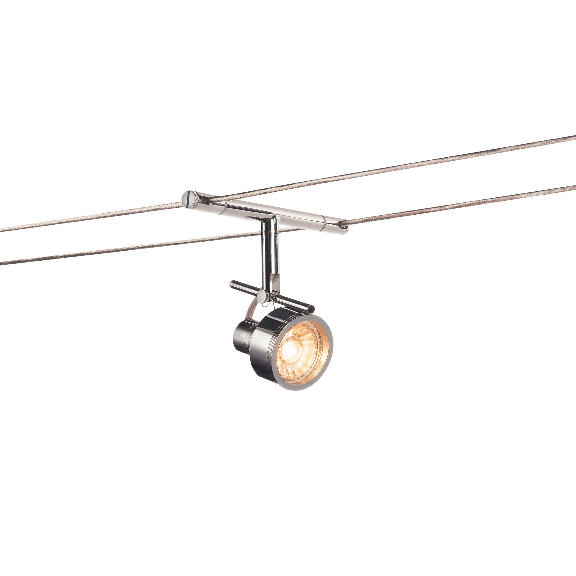 SLV saluna TENSEO QR C51 chrome CHROOM GX5,3 LED niet uitwisselbaar - 35W - IP20 - 19x13cm