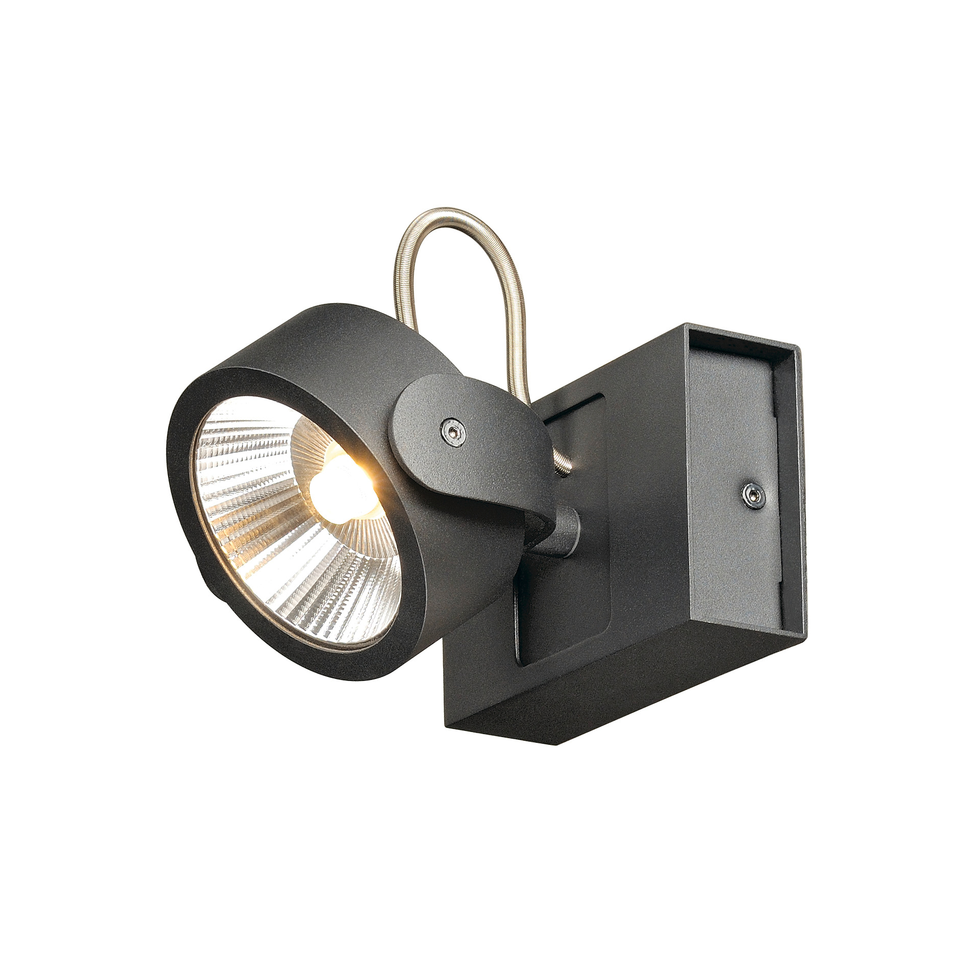 SLV SLV KALU LED 1 wand- en plafondlamp zwart 13x89cm - 1000lm - 17W - 3000K - IP20