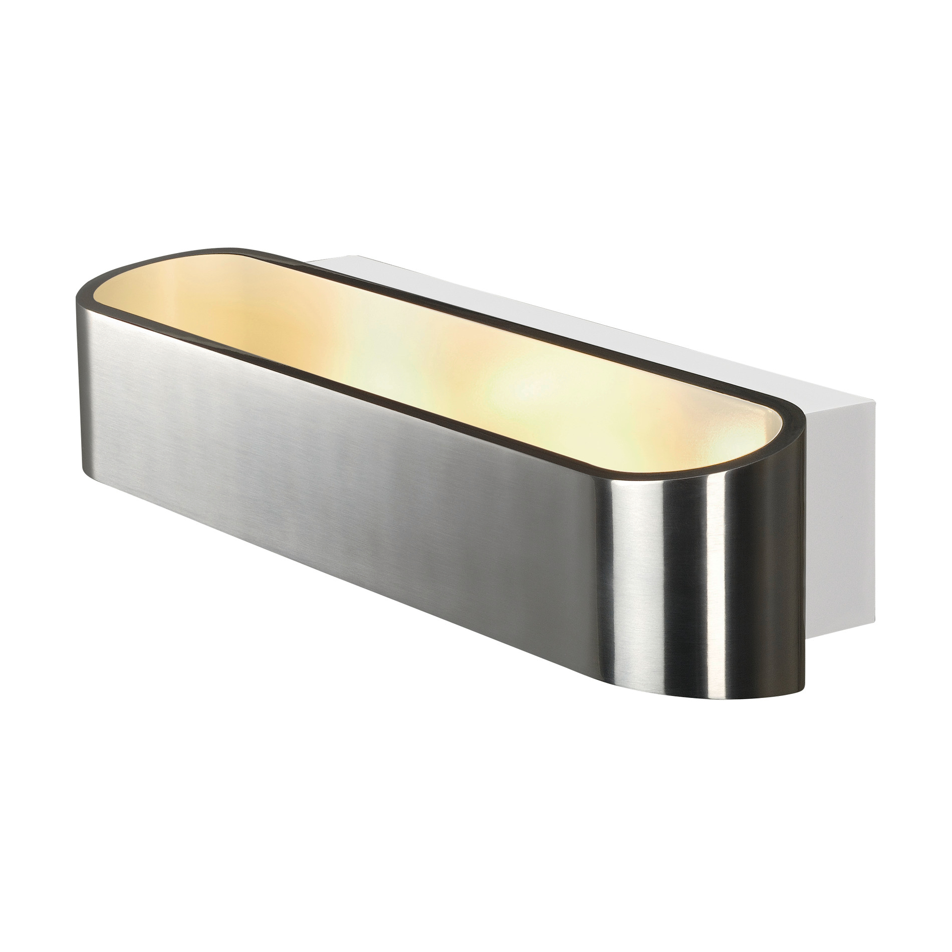 SLV SLV ASSO 300 LED wandlamp geborsteld aluminium/wit 30x70cm - 1340lm - 21W - 2000K - IP20