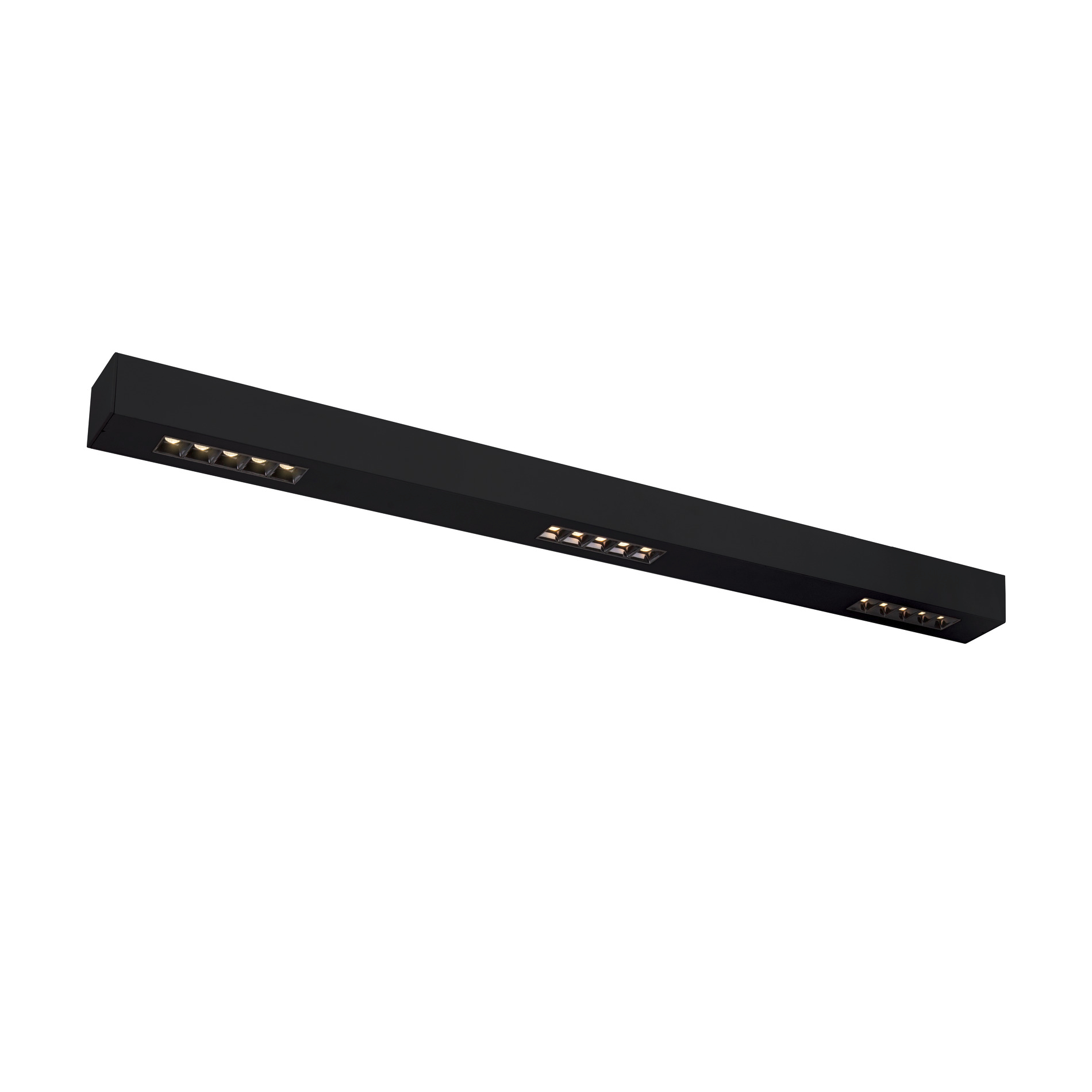 SLV SLV q line LINE® 1m BAP CL black opbouw armatuur - 2300lm - 46W - 4000K - IP20