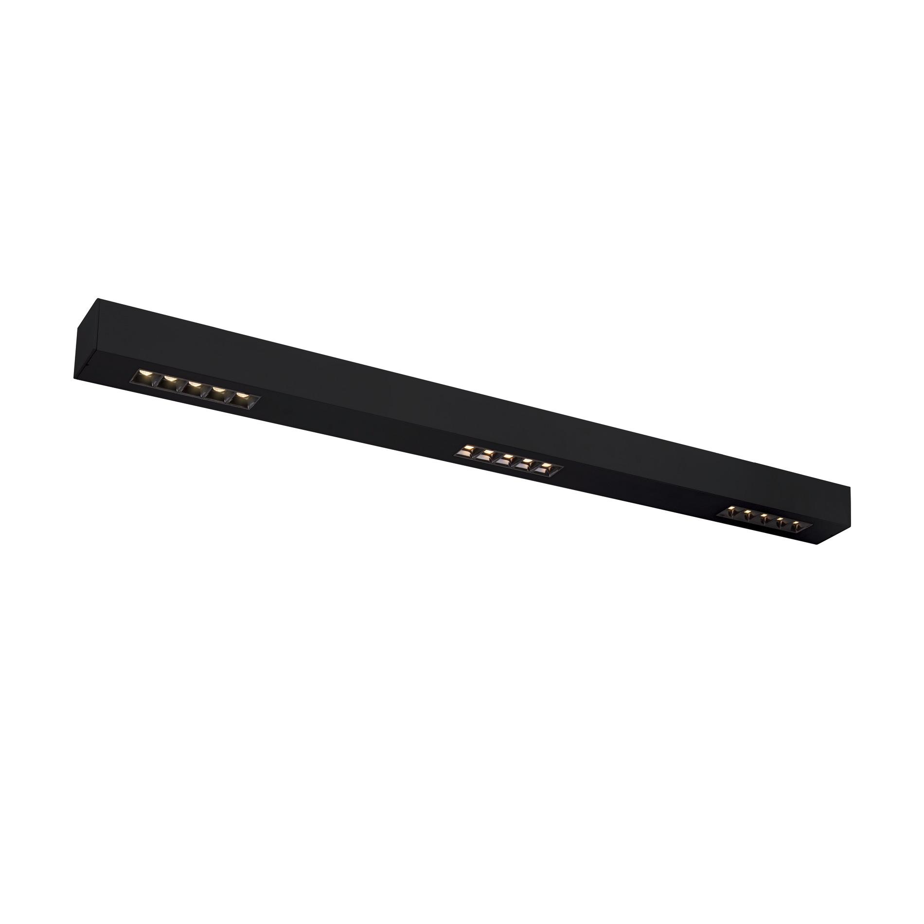 SLV q line LINE® 1m BAP CL black opbouw armatuur - 2300lm - 46W - 4000K - IP20