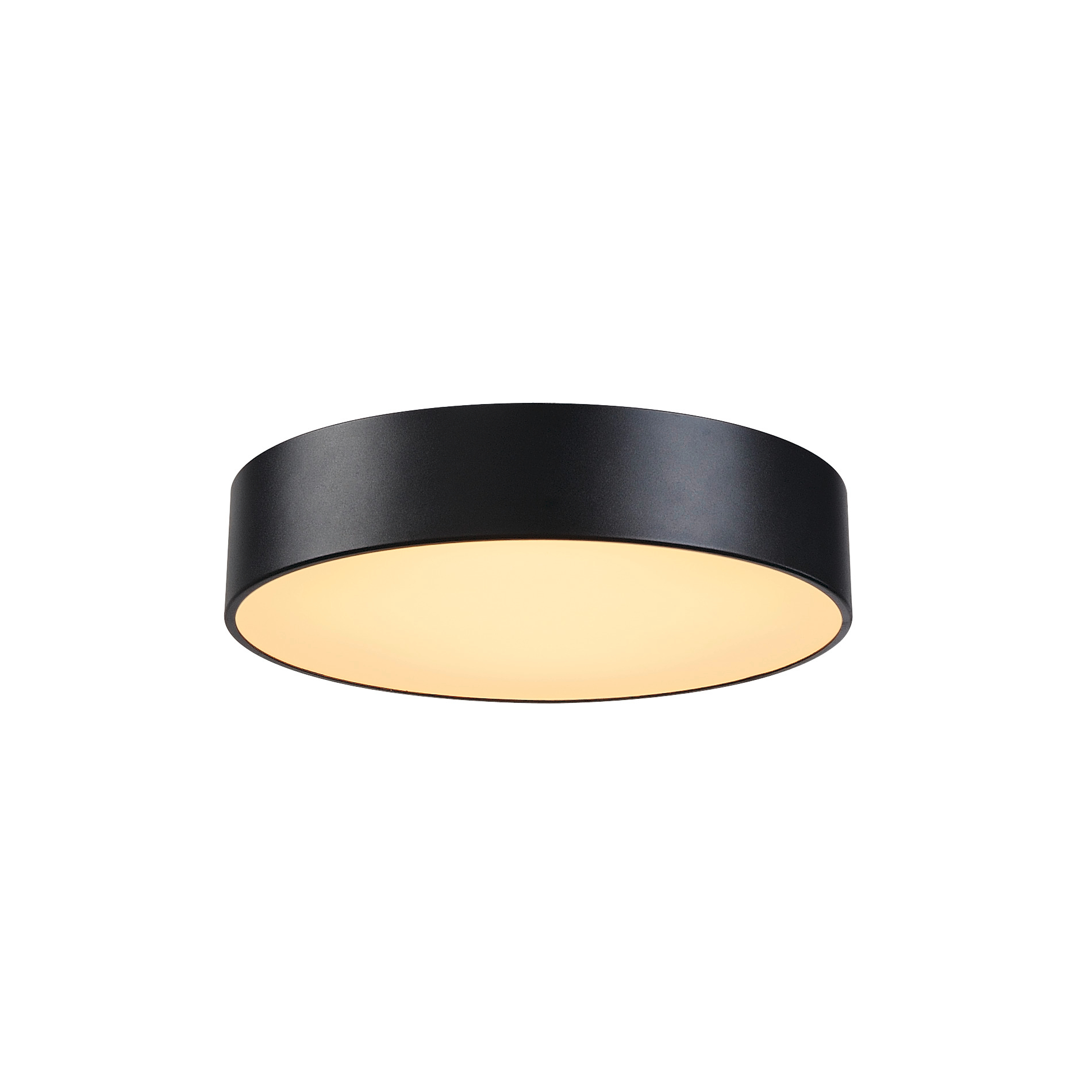 SLV SLV medo 40 CL black armatuur met nood 12x38cm - 2450lm - 28W - 3000K - IP20