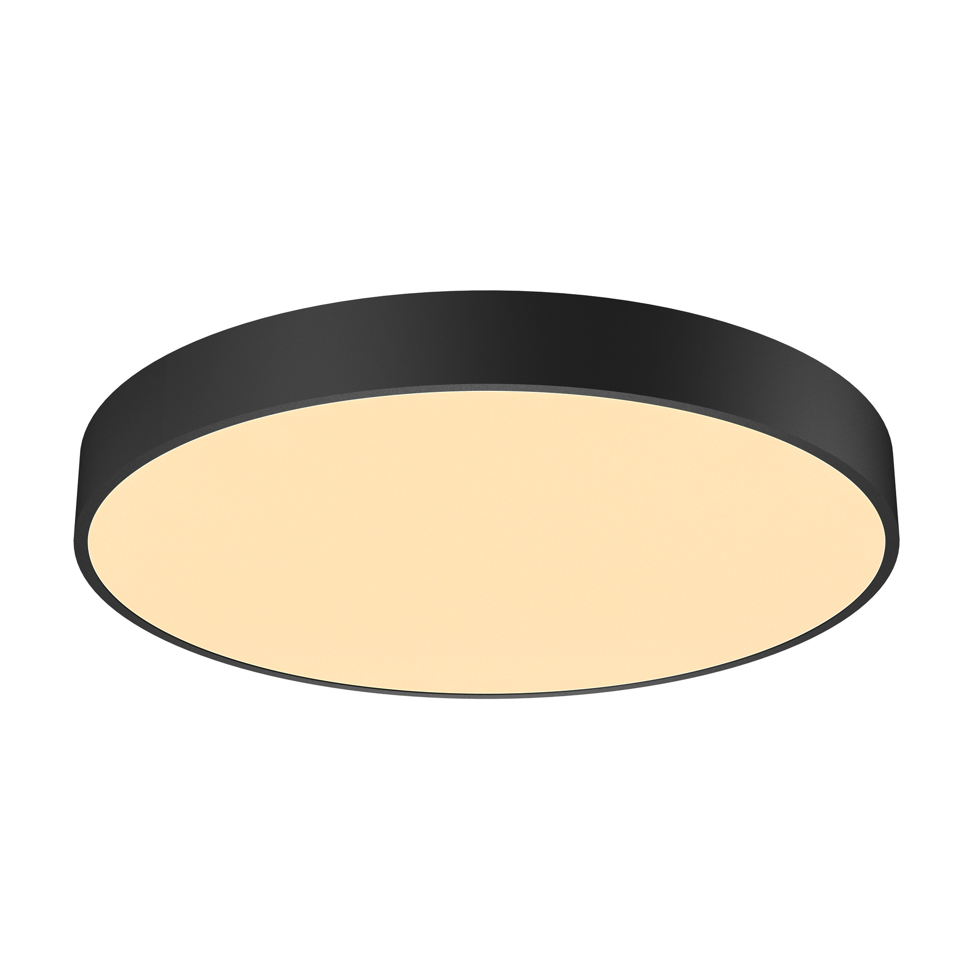 SLV SLV MEDO 60 CW AMBIENT led indoor wand- en plafondopbouwlamp zwart - 4720lm - 40W - 4000K - IP20