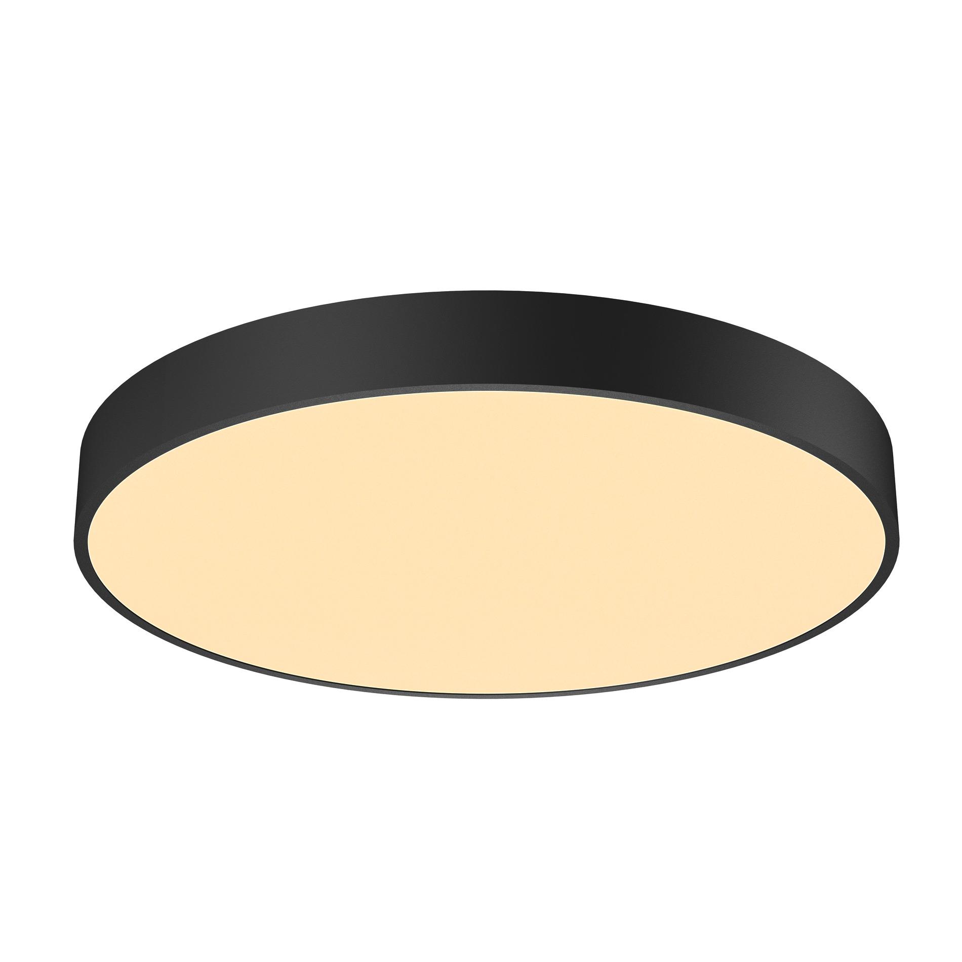 SLV MEDO 60 CW AMBIENT led indoor wand- en plafondopbouwlamp zwart - 4720lm - 40W - 4000K - IP20