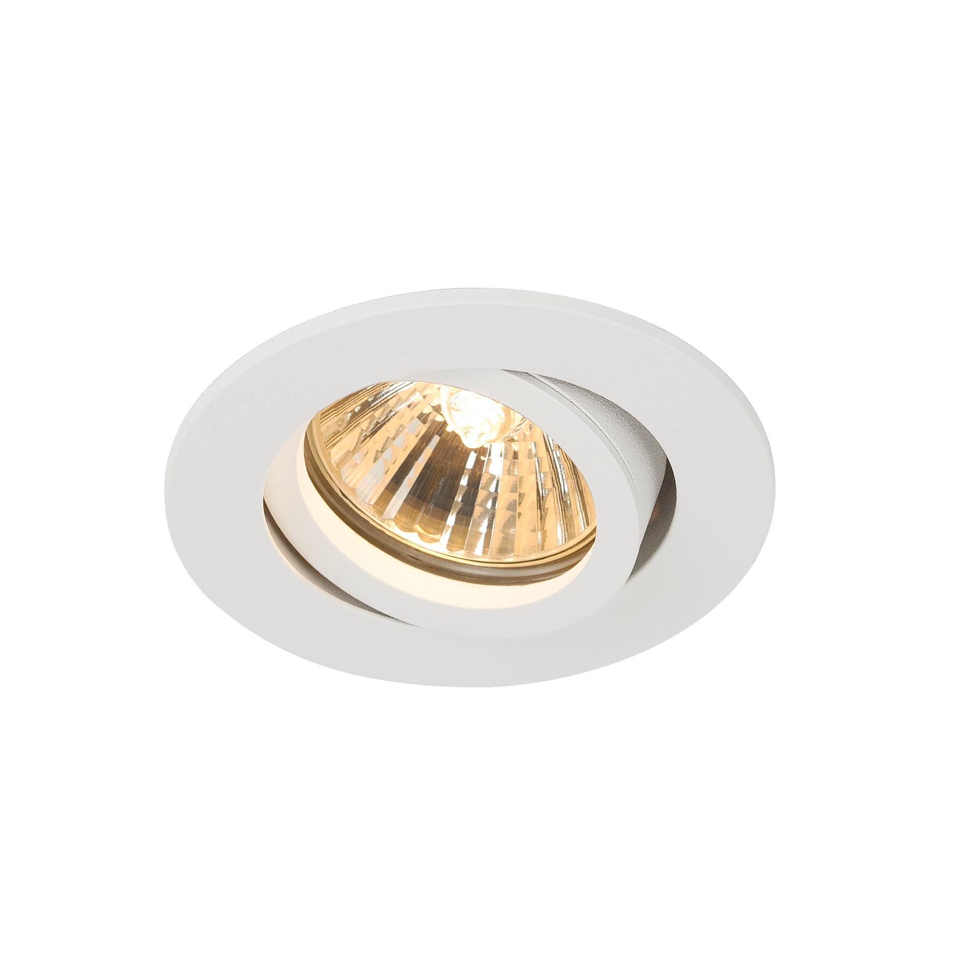 SLV new tria 68 CS/LS QPAR51 DL white r GU10 inbouwspot - 11x82cm - 50W - IP20