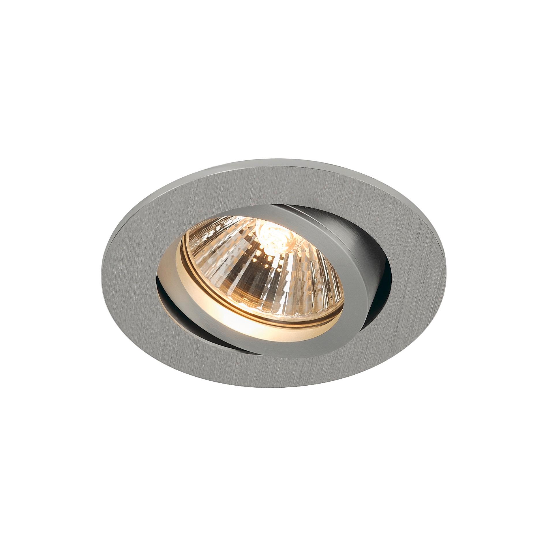SLV new tria 68 CS/LS QPAR51 DL alu rou GU10 inbouwspot - 50W - IP20
