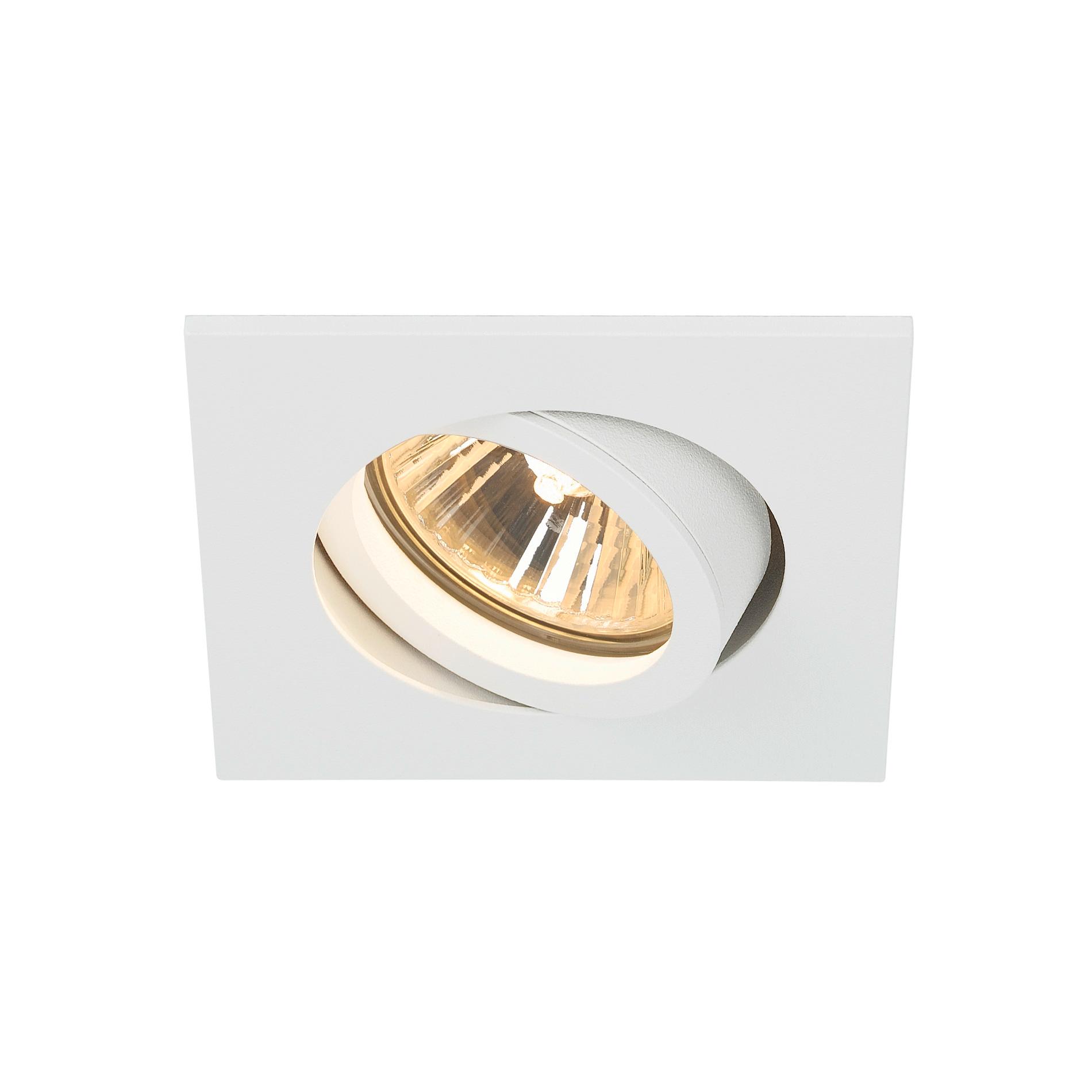 SLV NEW TRIA 68 square LED uitwisselbaar plafondinbouwlamp wit - 50W - IP20