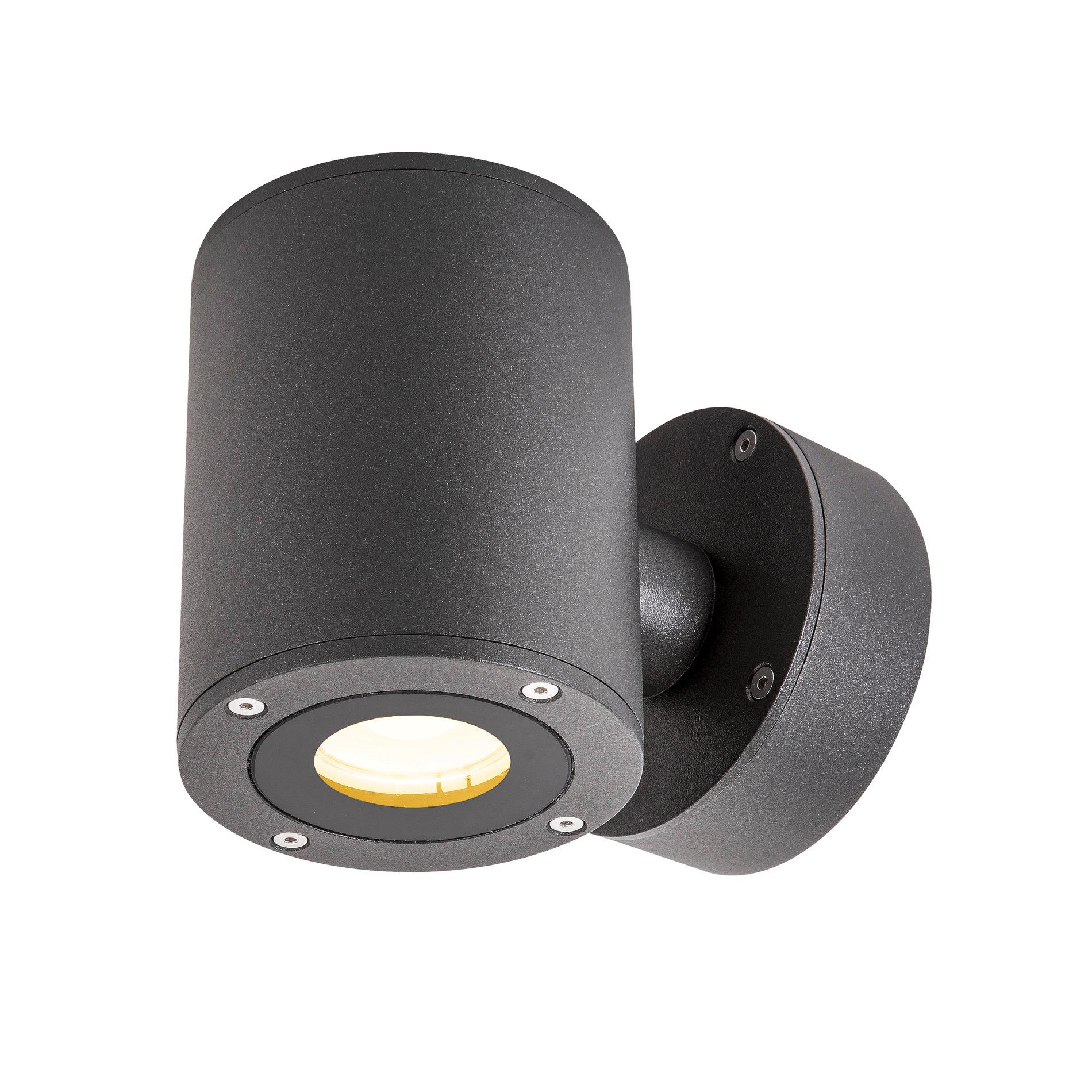 SLV sitra UP/DOWN WL anthracite LED niet uitwisselbaar armatuur 100x13cm - 976lm - 18W - 3000K -