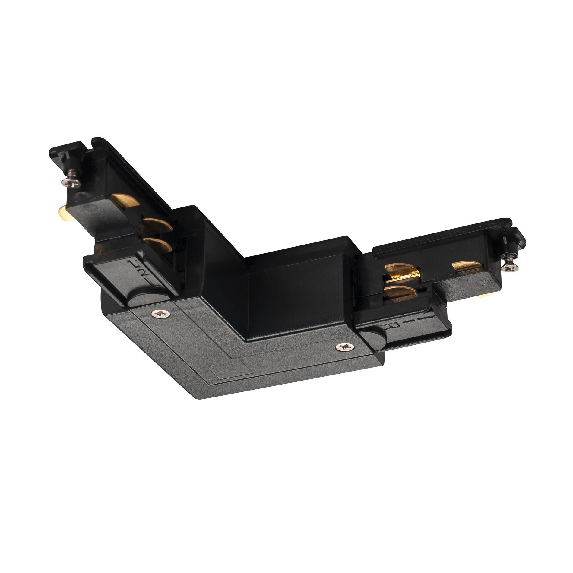 SLV S-TRACK L-verbinder aarde binnen zwart DALI PHASE