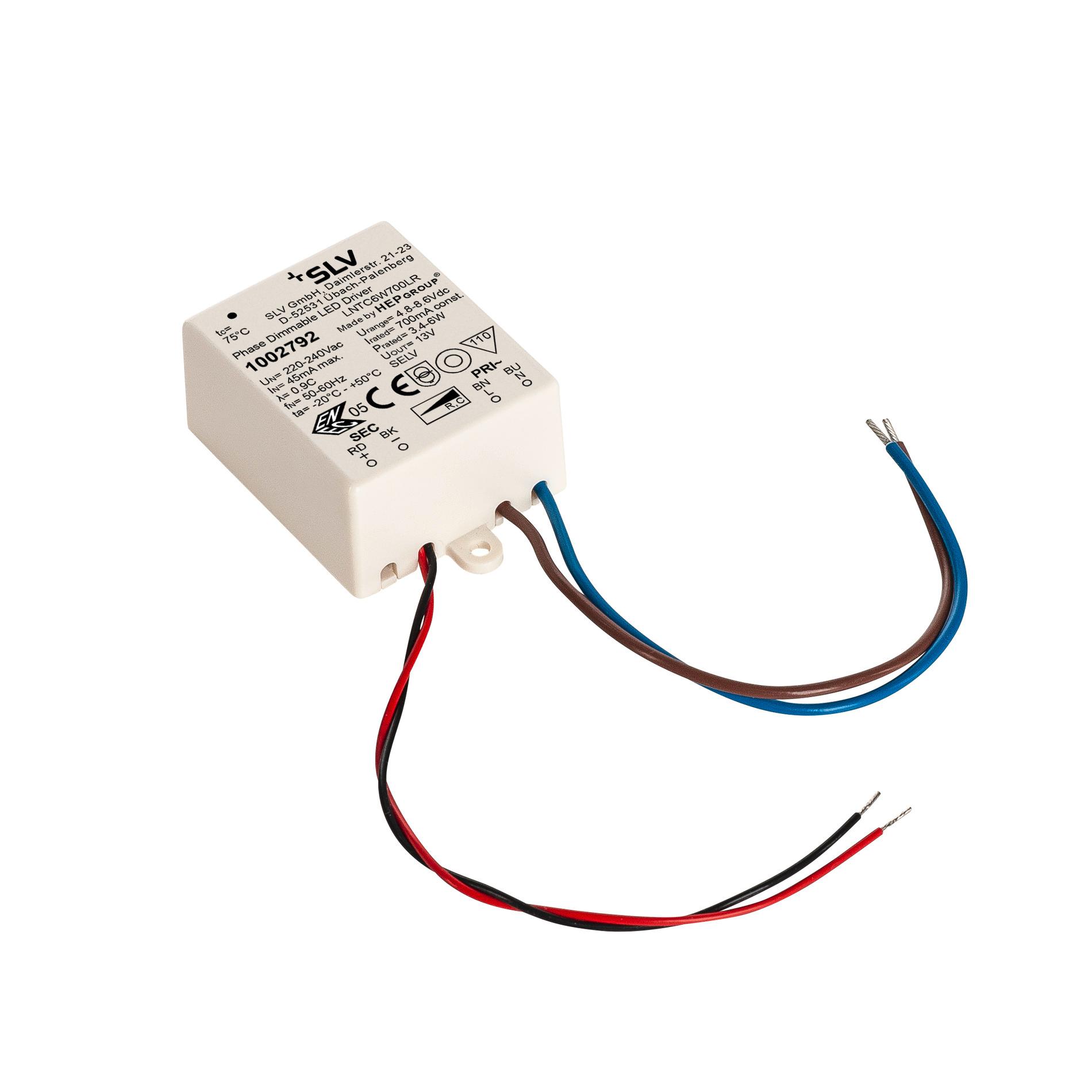 SLV LED Driver 6W 700mA TRIAC dimmable 63x40cm - IP20