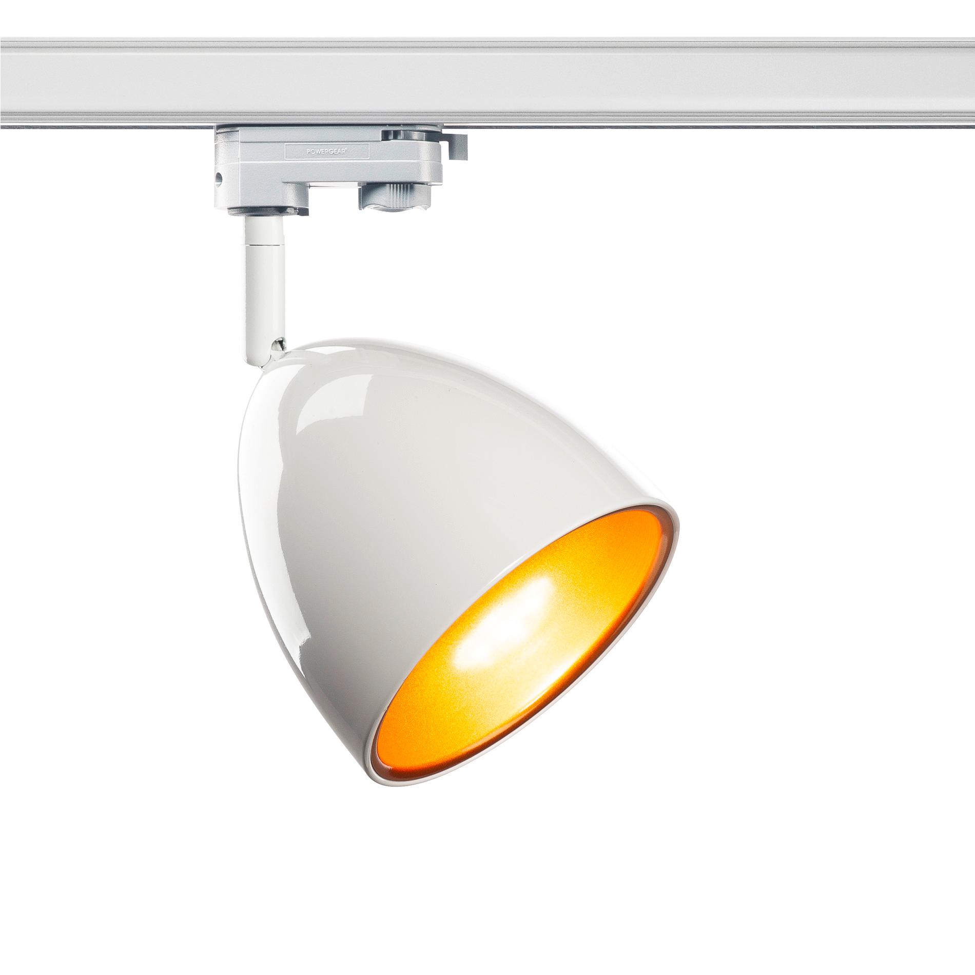 SLV para cone 3~ 14 QPAR51 white/gold GU10 LED uitwisselbaar 23x14cm - 25W - IP20