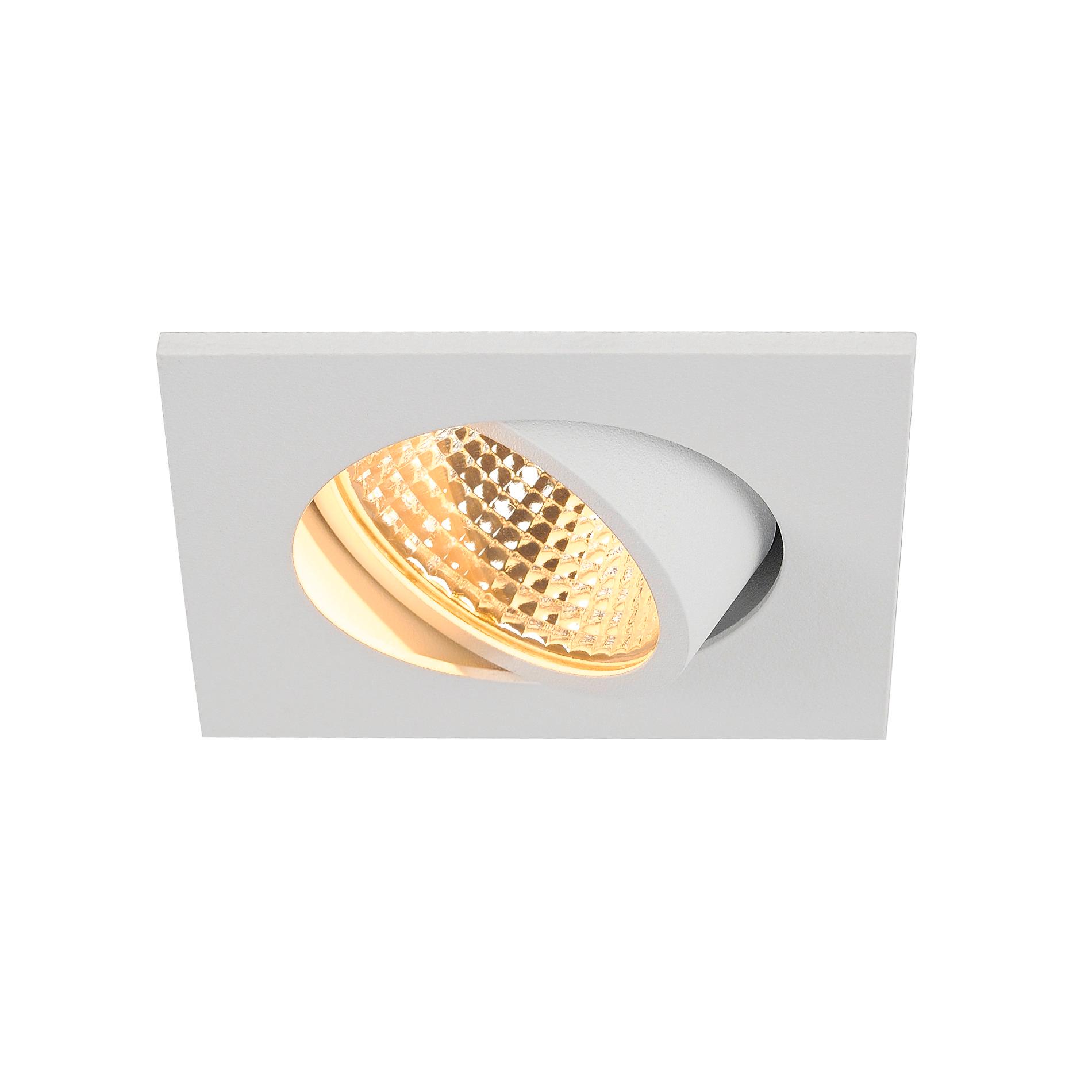 SLV new tria 68 I CS DL square inbouwspot wit - 300lm - 5.3W - 2700K - IP20