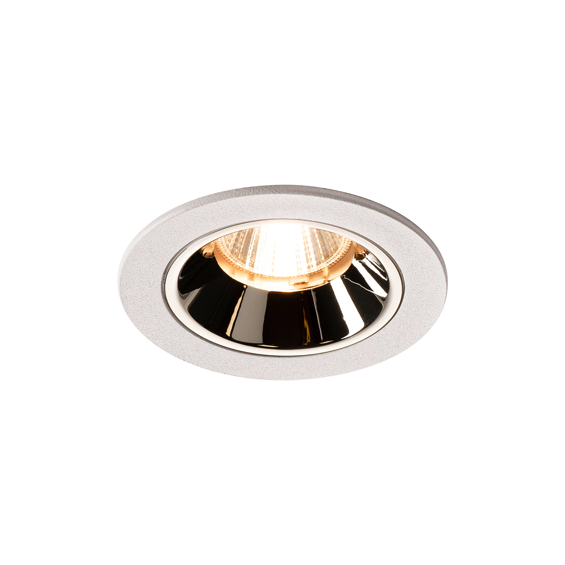 SLV SLV NUMINOS DL S LED inbouwspot WI/CHROOM 55GR - 690lm - 8.6W - 2700K - IP20