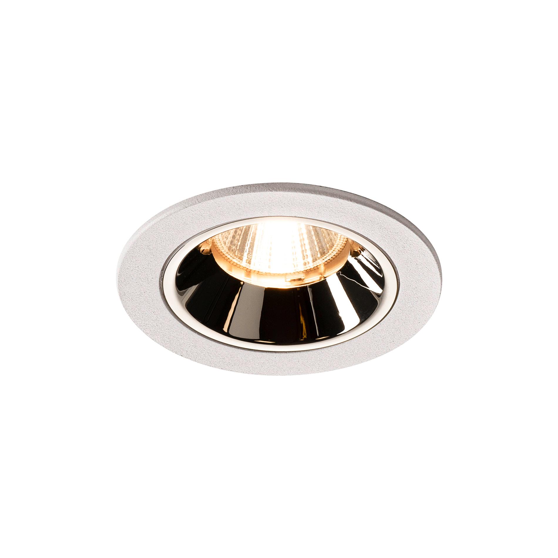 SLV NUMINOS DL S LED inbouwspot WI/CHROOM 55GR - 690lm - 8.6W - 2700K - IP20