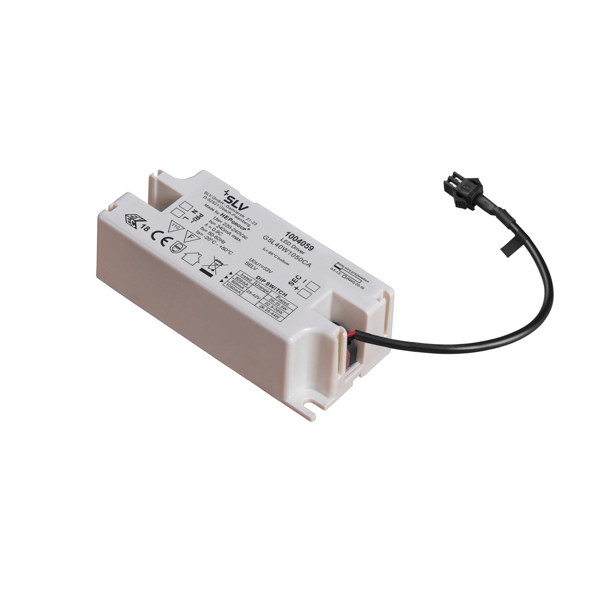 SLV Led-driver 40 W multi mA 15x43cm - IP20