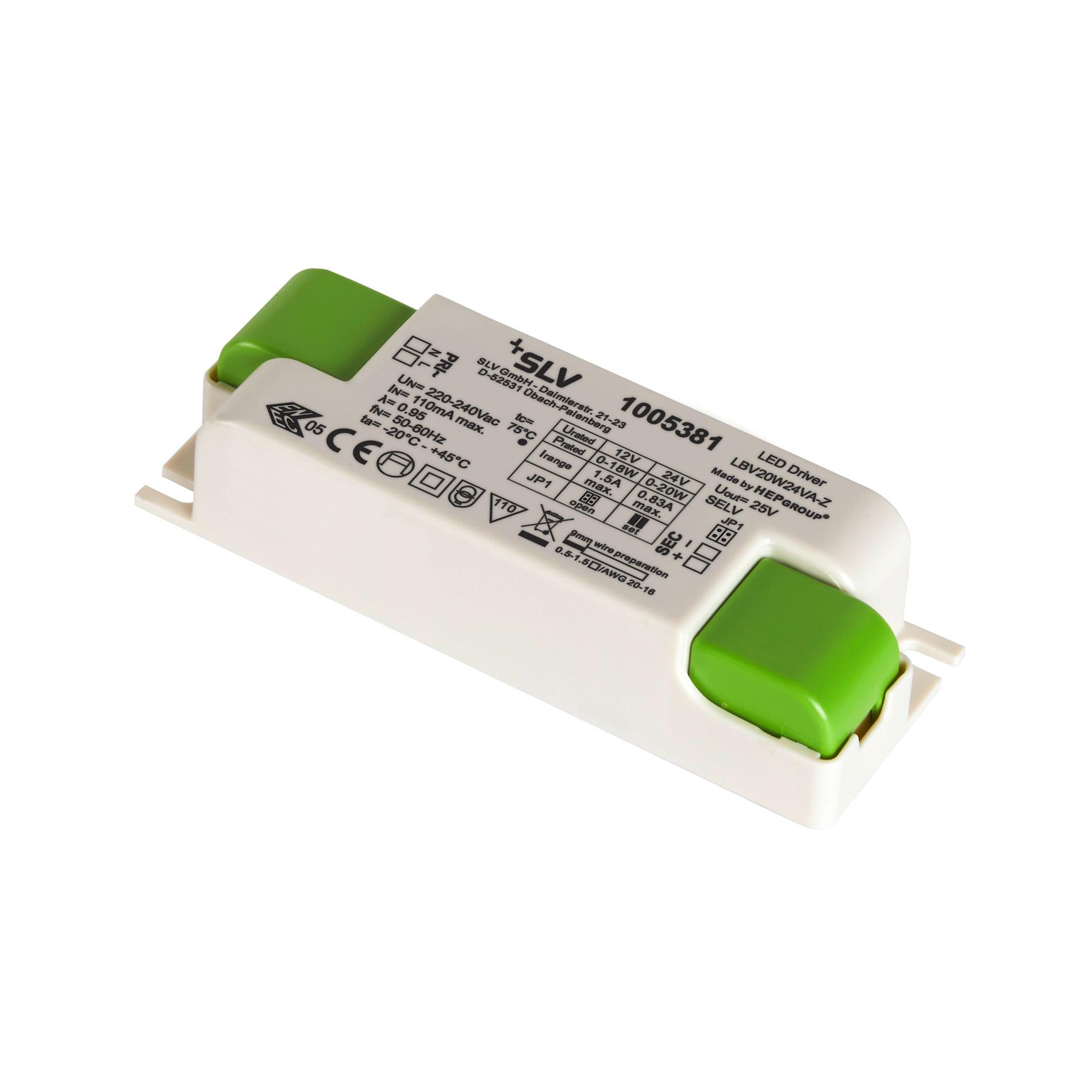 SLV LED power supply 12x41cm - 20W - IP20