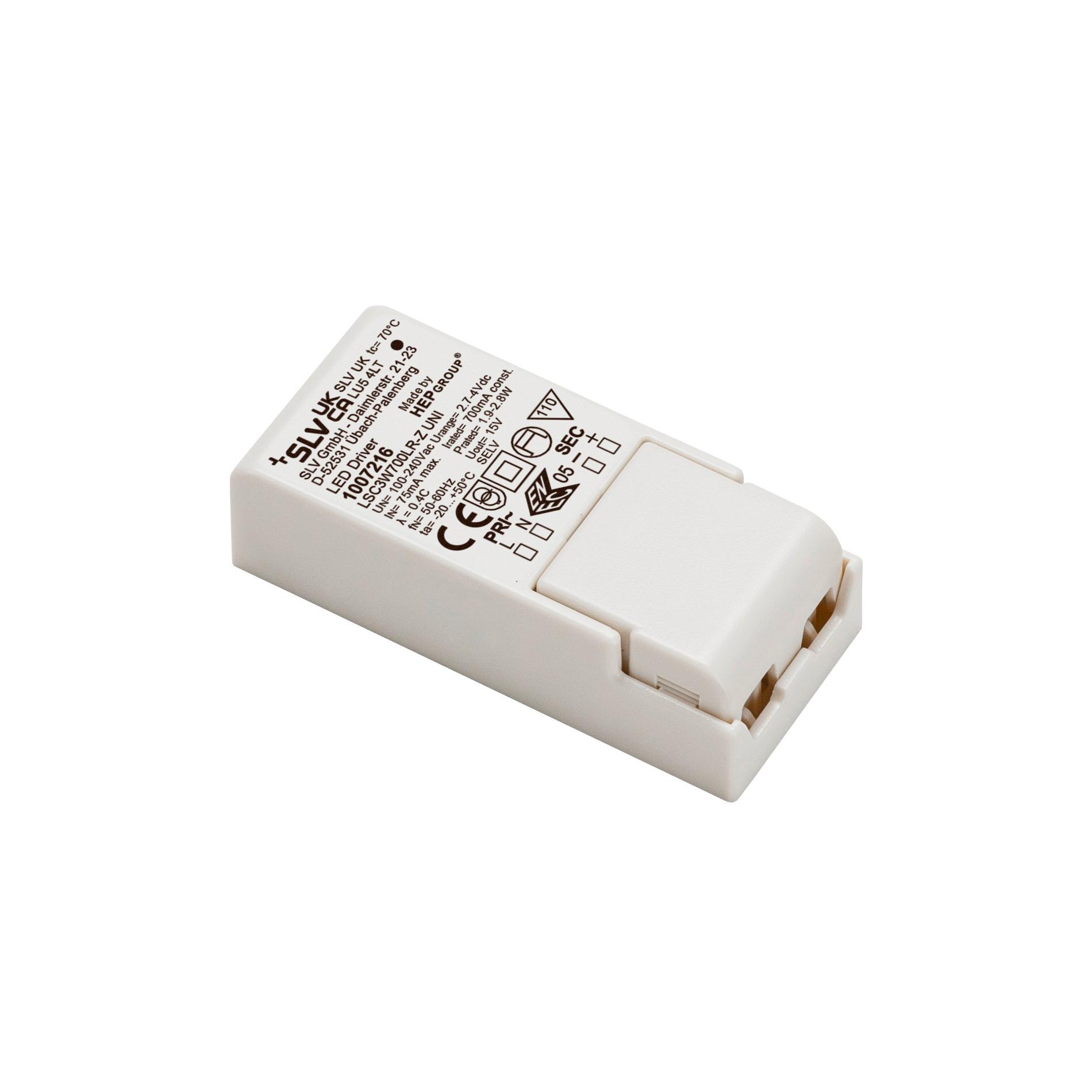 SLV Led driver 65x29cm - 3W - IP20
