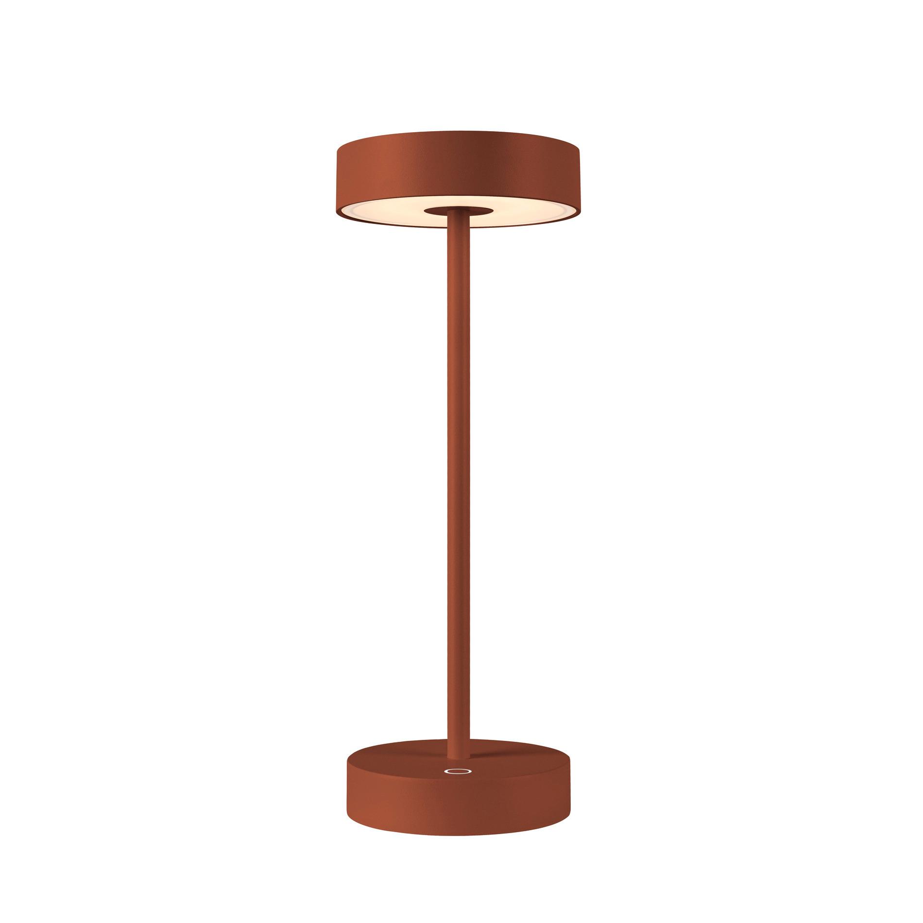 SLV VINOLINA, tafelarmatuur, accu, IP54, 2700/3000K, TOUCH, roest