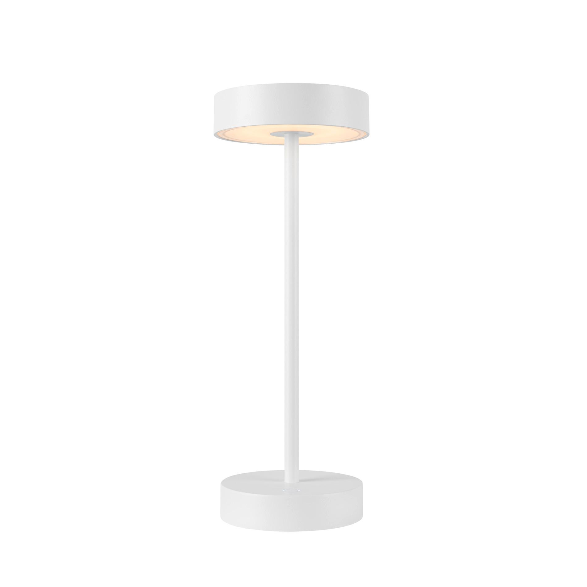 SLV VINOLINA, tafelarmatuur, accu, IP54, 2700/3000K, TOUCH, wit