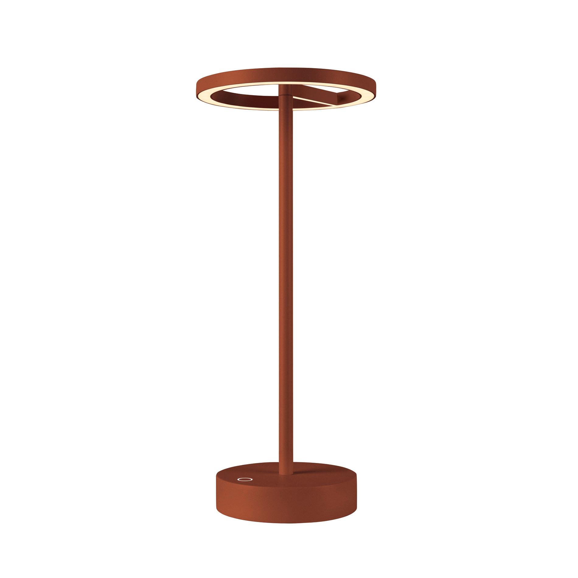 SLV VINOLINA ONE, tafelarmatuur, accu, IP54, 2700K, TOUCH, roest