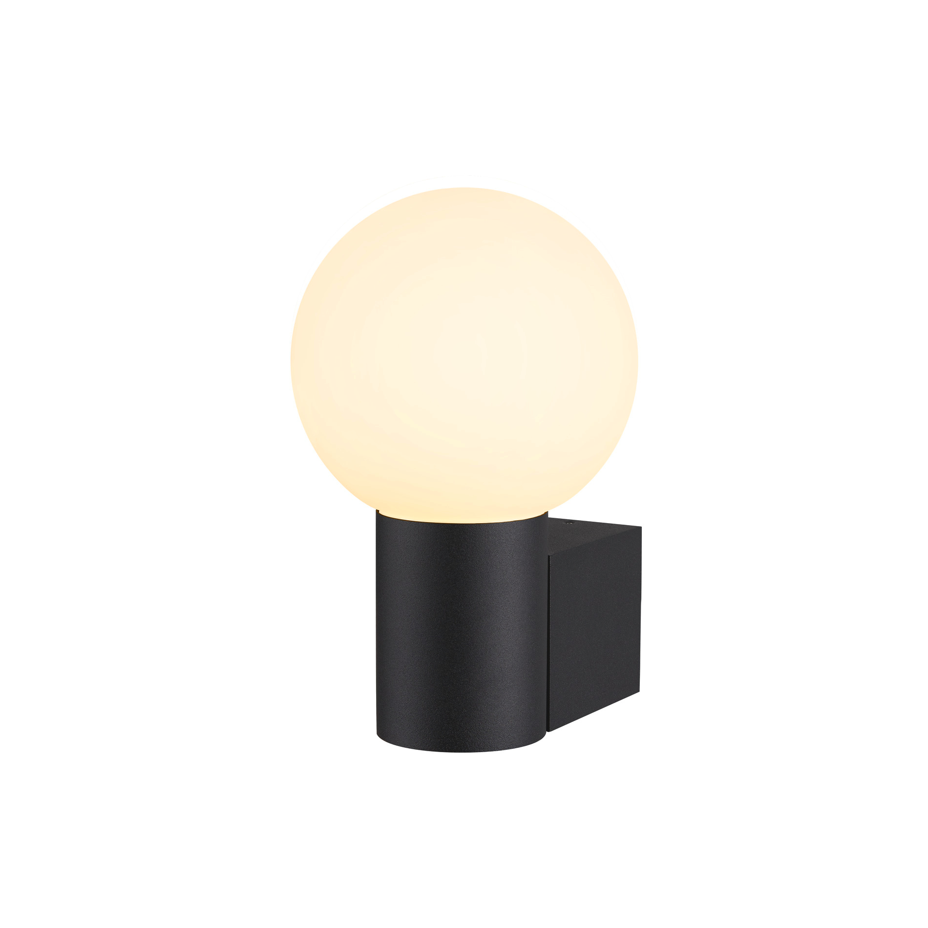 SLV SLV varyt WL E14 wand rond zwart LED uitwisselbaar armatuur 15x12cm - 6W - IP44