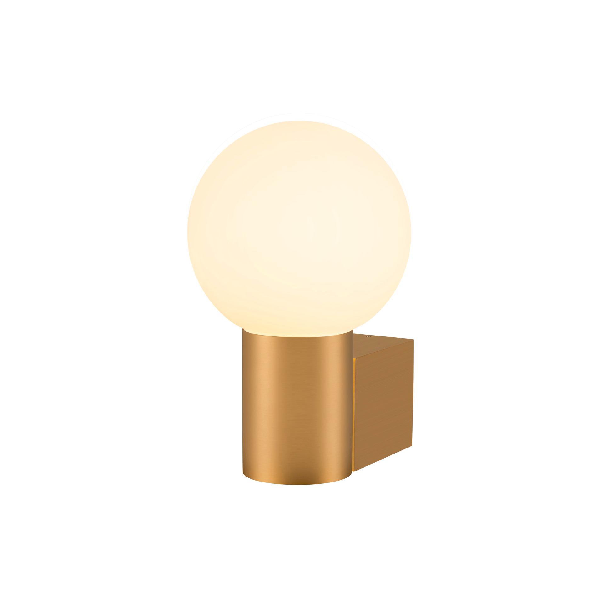 SLV varyt WL E14 wand rond koper messing geborsteld - 6W - IP44