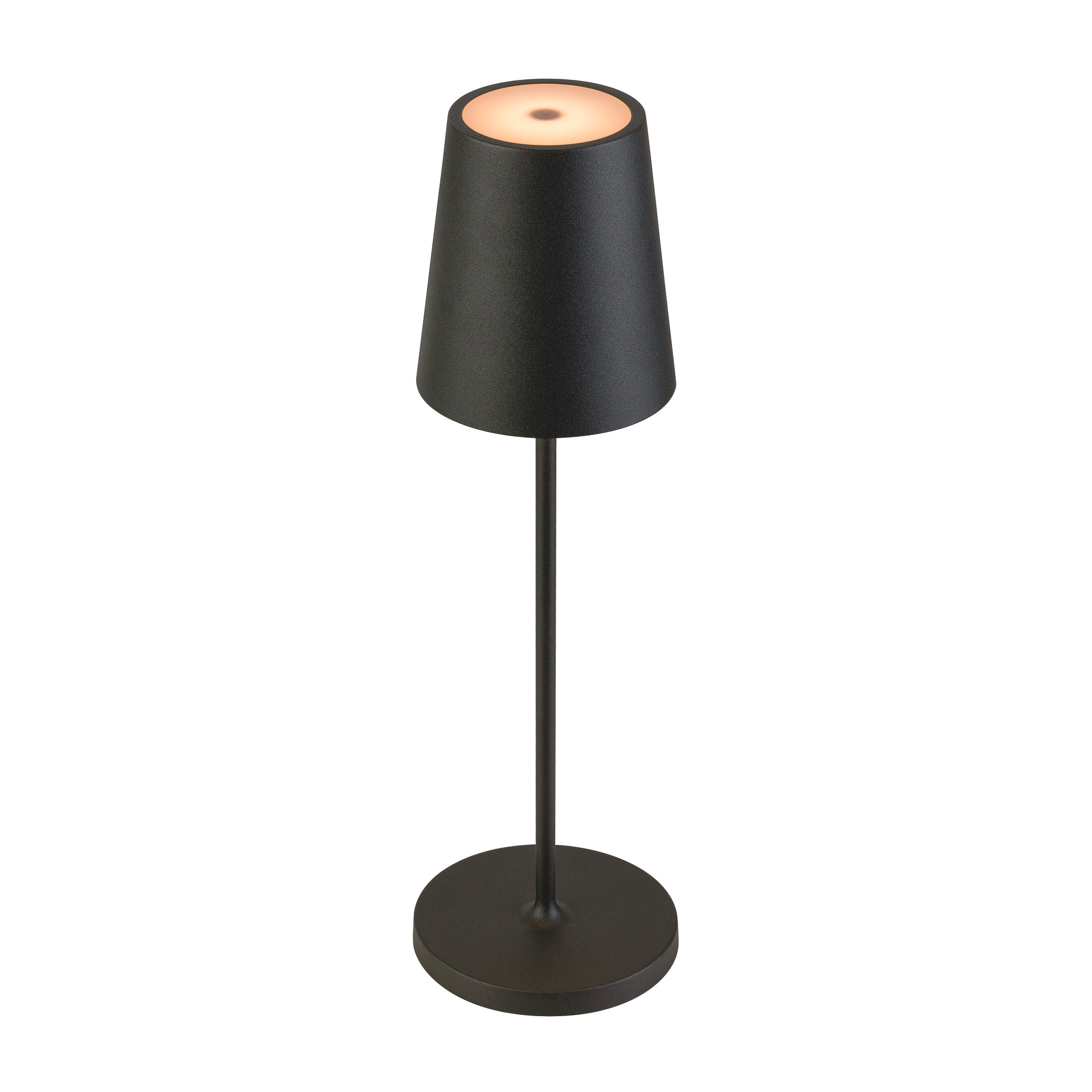 SLV SLV VINOLINA TWO, tafelarmatuur, accu, IP65, 2200/2700/3000K, TOUCH, zwart
