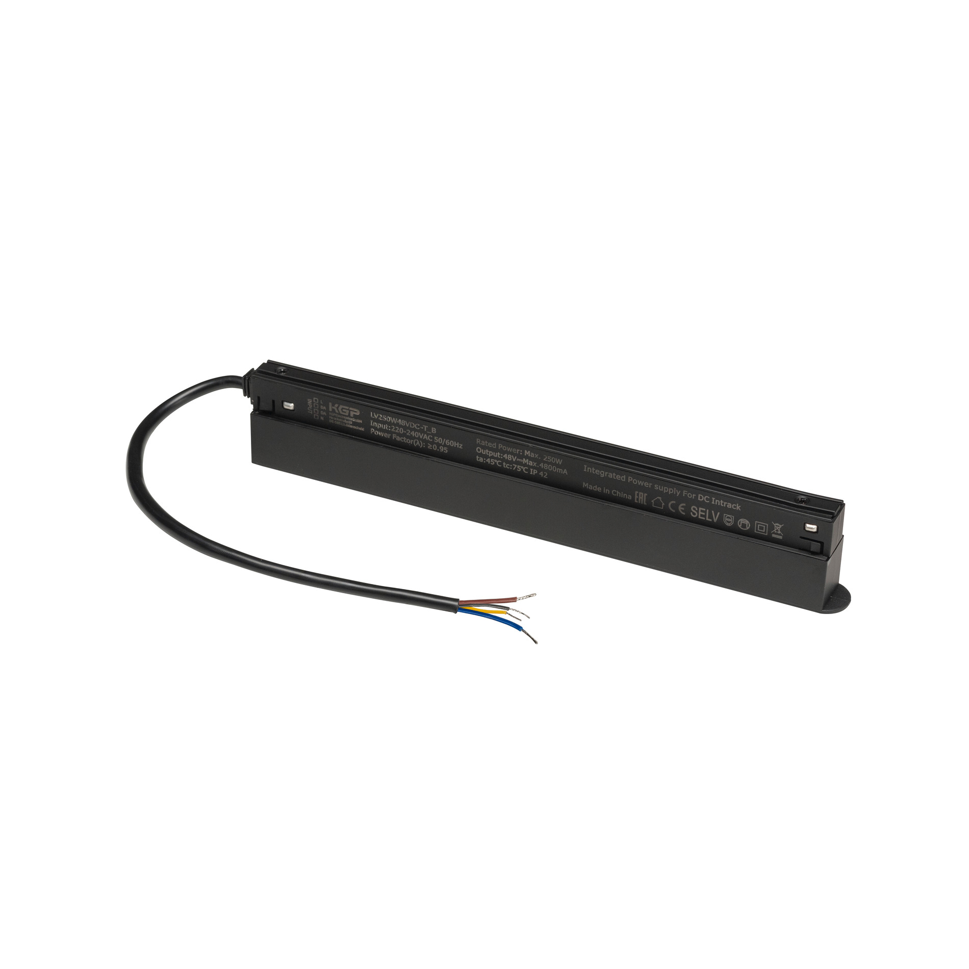 SLV SLV 48V SYSTEEM Intrack led-driver 27x22cm - 250W - IP20