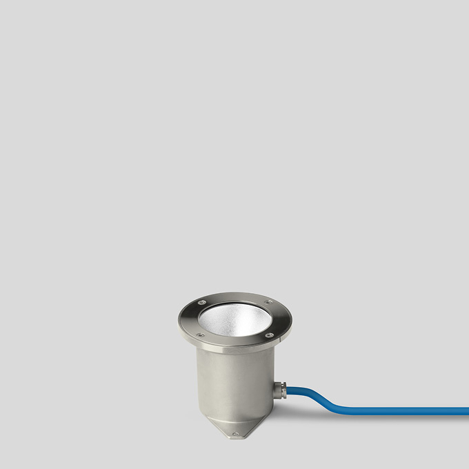 BEGA BEGA Grondinbouwarmatuur edelstaal mat - 359lm - 4.1W - 3000K - IP68