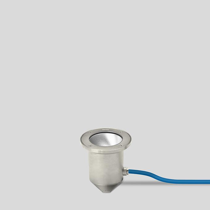 BEGA Grondinbouwarmatuur edelstaal mat - 379lm - 4.1W - 3000K - IP68
