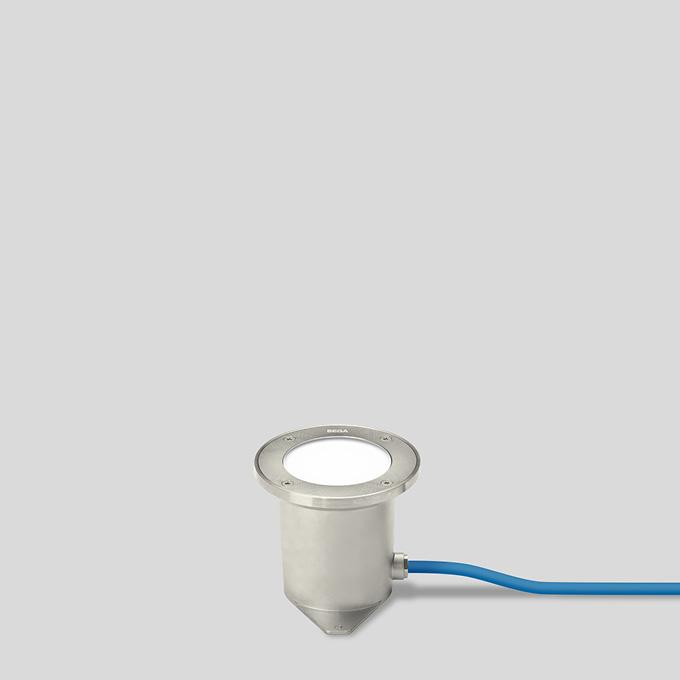 BEGA Grondinbouwarmatuur 13x12cm - 86lm - 2.7W - 3000K - IP68