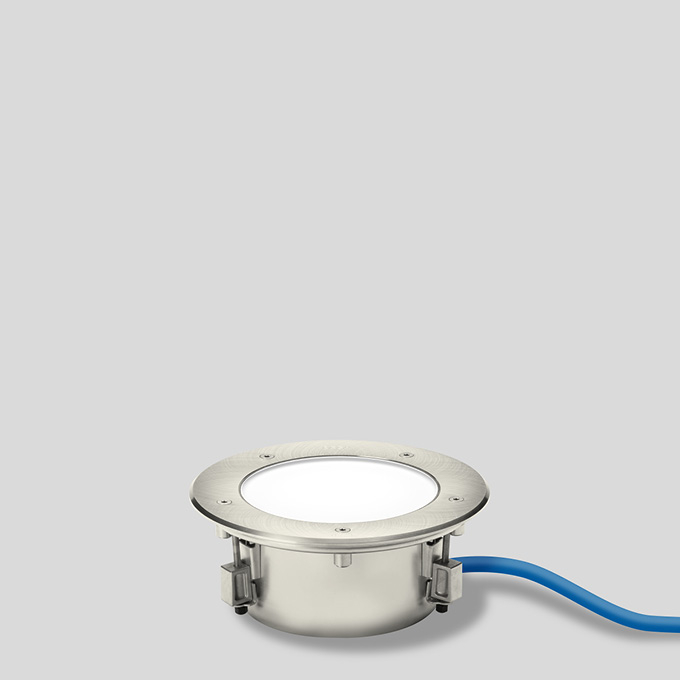BEGA BEGA Grondinbouwarmatuur edelstaal mat - 227lm - 3.9W - 3000K - IP68