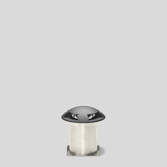BEGA BEGA Grondinbouwarmatuur grafiet - 92lm - 6W - 3000K - IP67